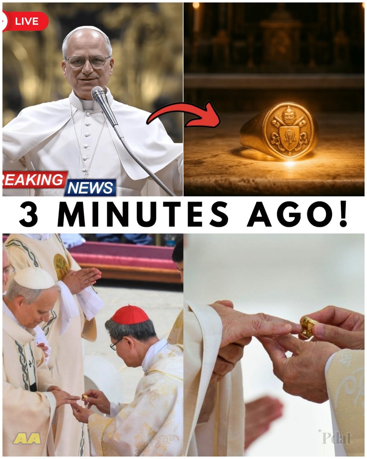 Ana - 🕊️ Pope Leo XIV Placed His Ring on the Altar… And It Began to ...