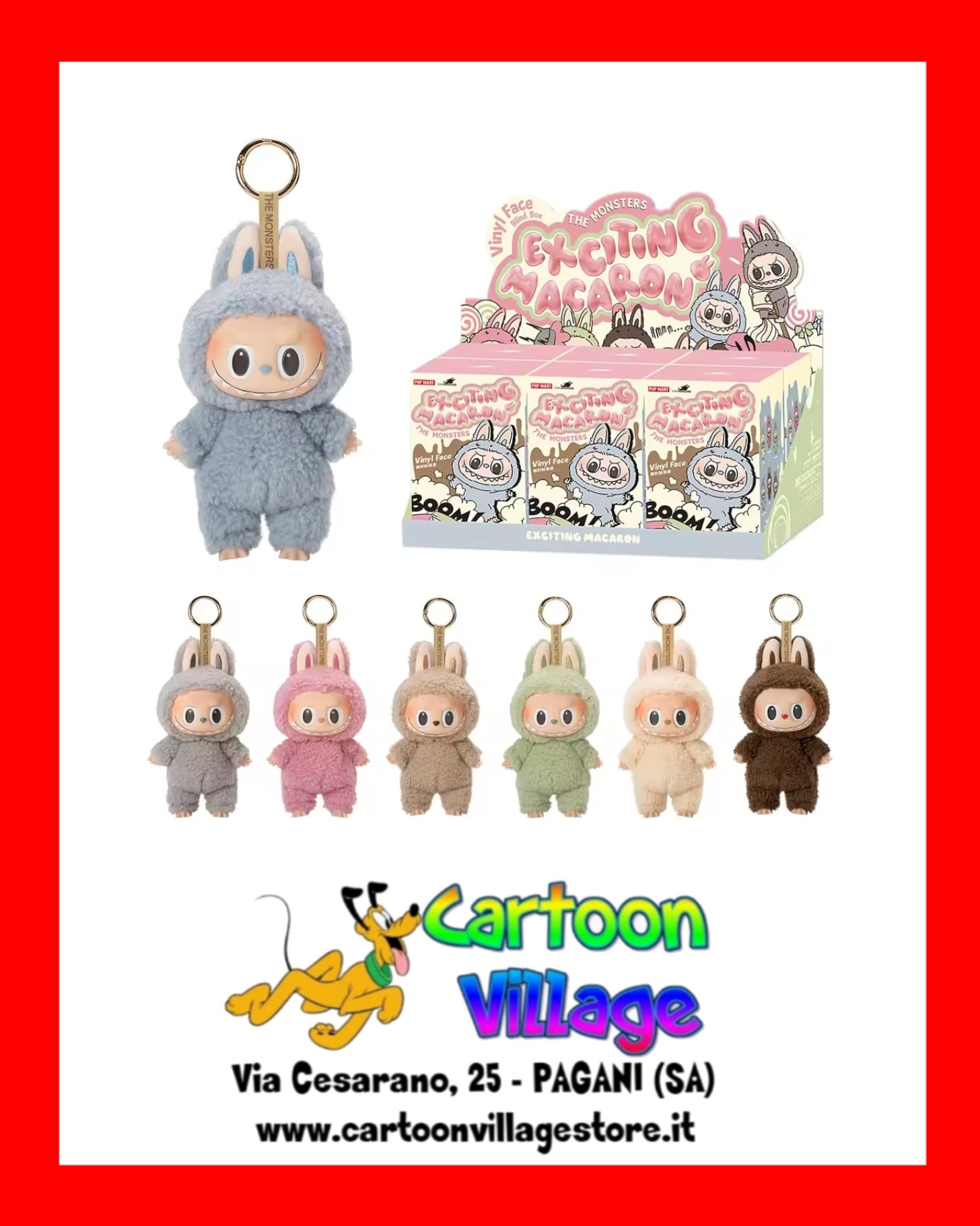 Cartoon - Labubu Exciting Macaron Series Blind Box - Pop Mart ORIGINALI ...