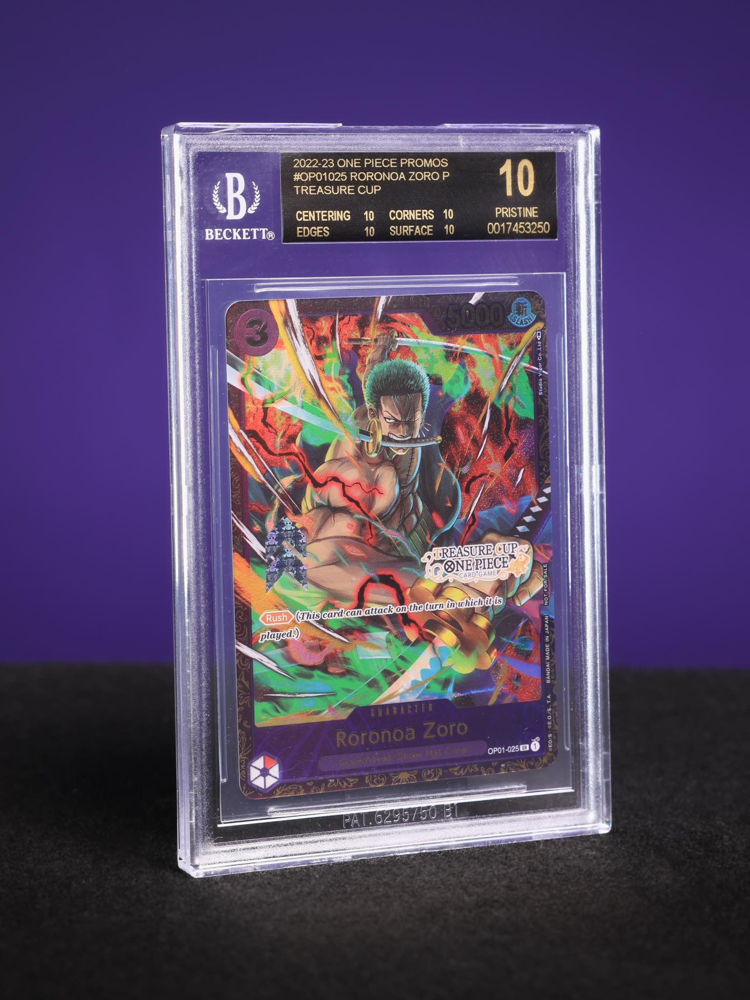 Black Label Treasure Cup Zoro Promo ⚔️