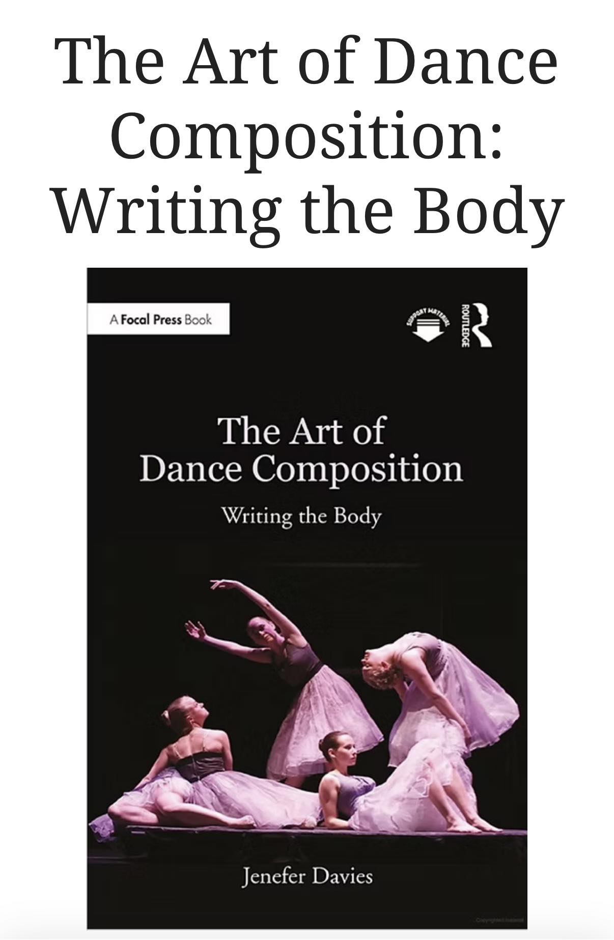 People - We are pleased to announce that Writing the Body: The Art of ...