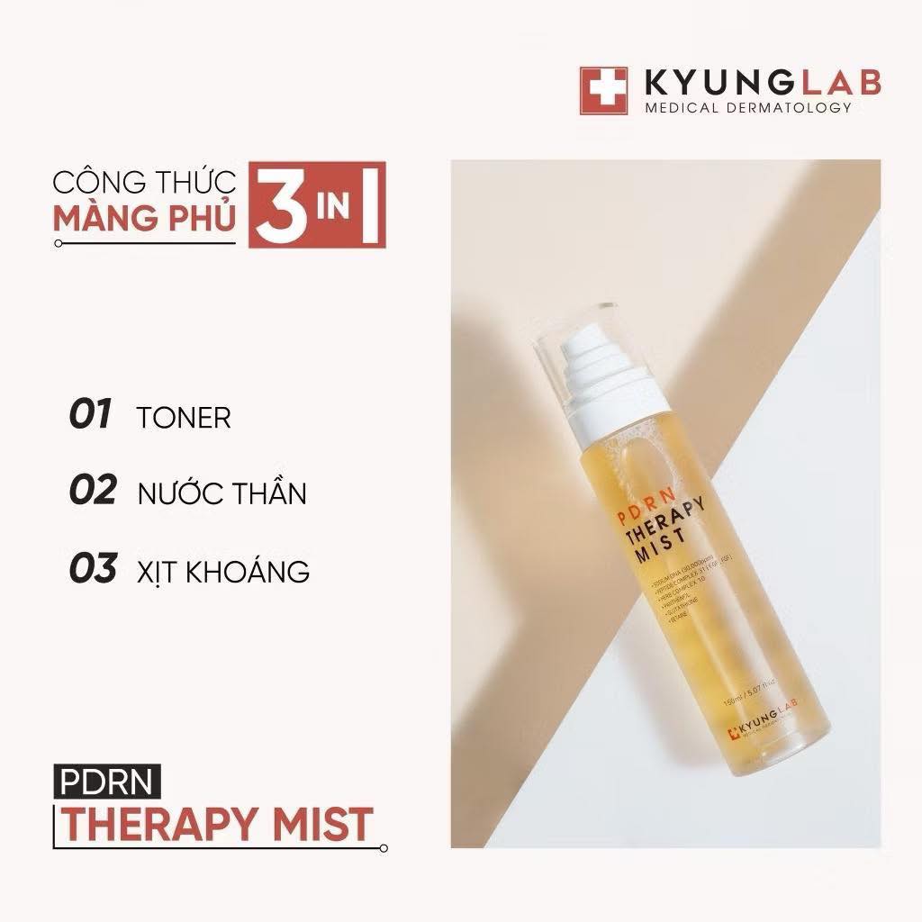 🌟KYUNGLAB PDRN THERAPY MIST – 150ML – PHIÊN BẢN NÂNG CẤP