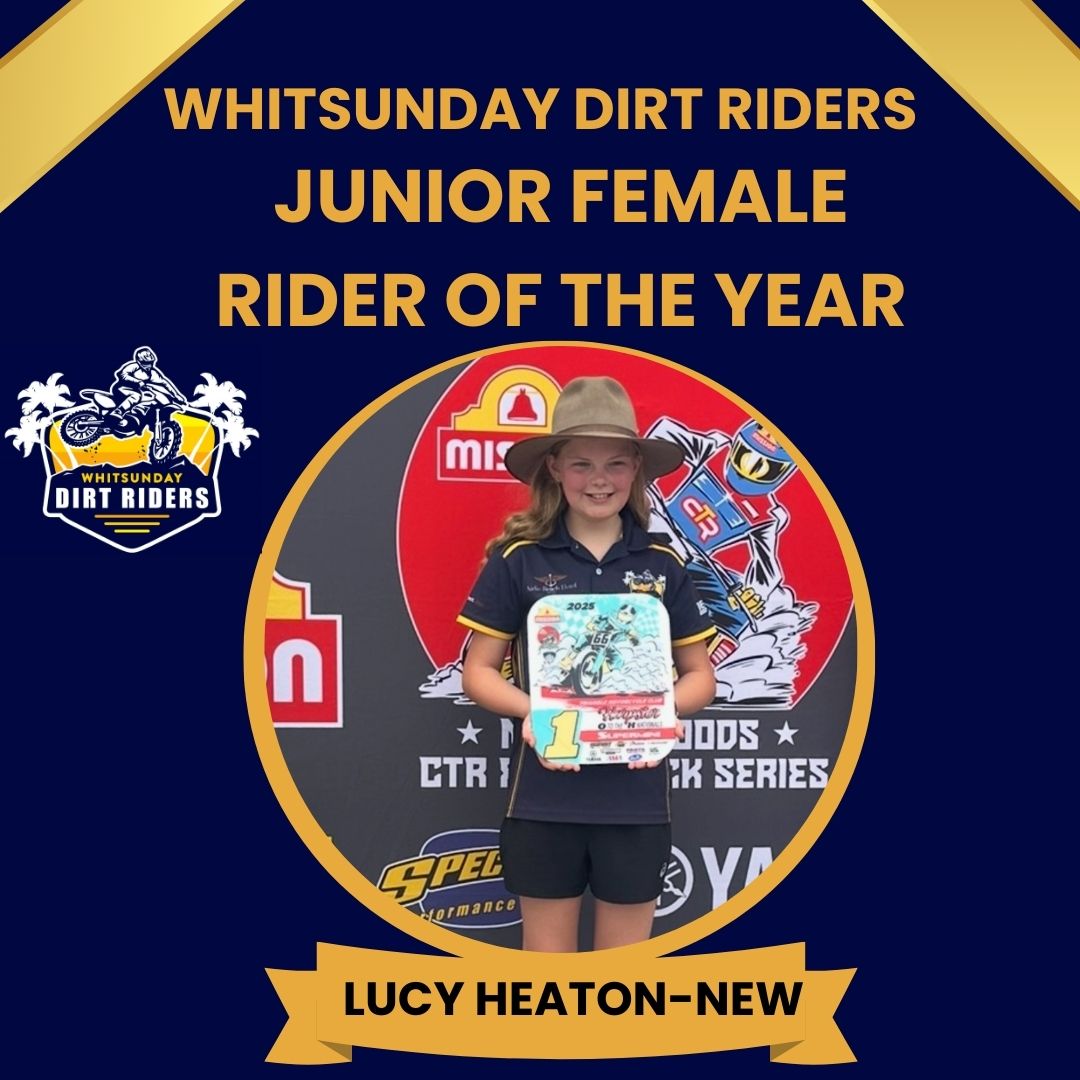 Whitsunday - Congratulations to Whitsunday Dirt Riders Junior Female ...