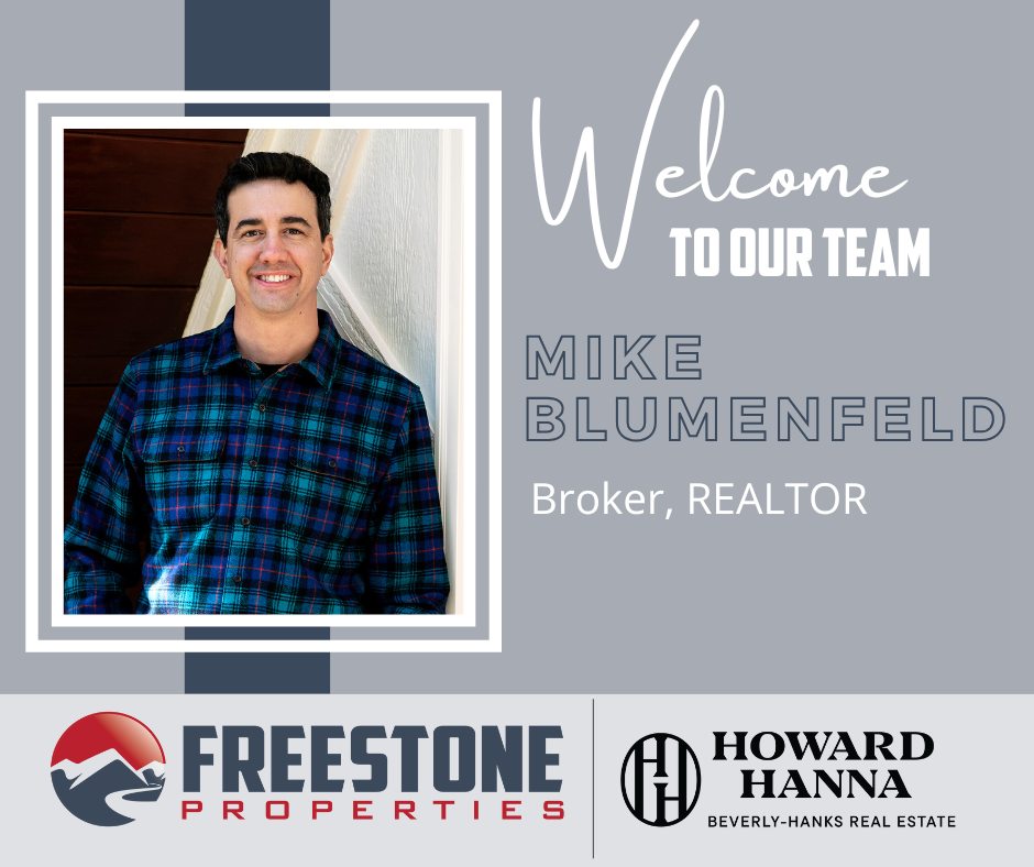Freestone - Exciting News: Mike Blumenfeld Joins Our Team! We are ...