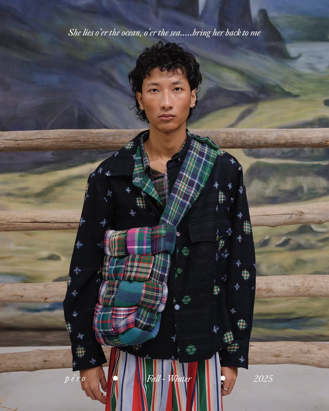 péro - The structured tartan transforms with the... | Facebook