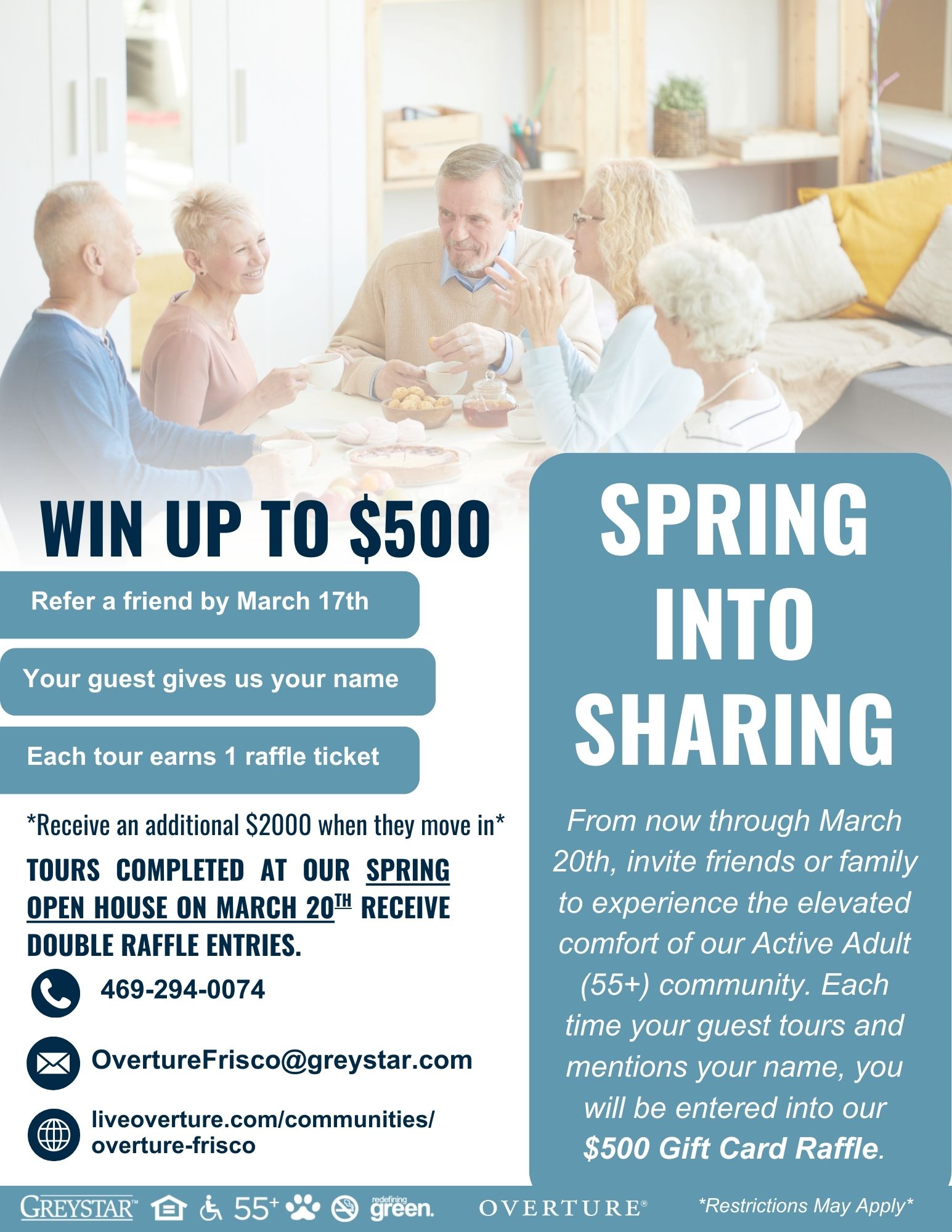 Spring into Sharing! A Resident Referral Event