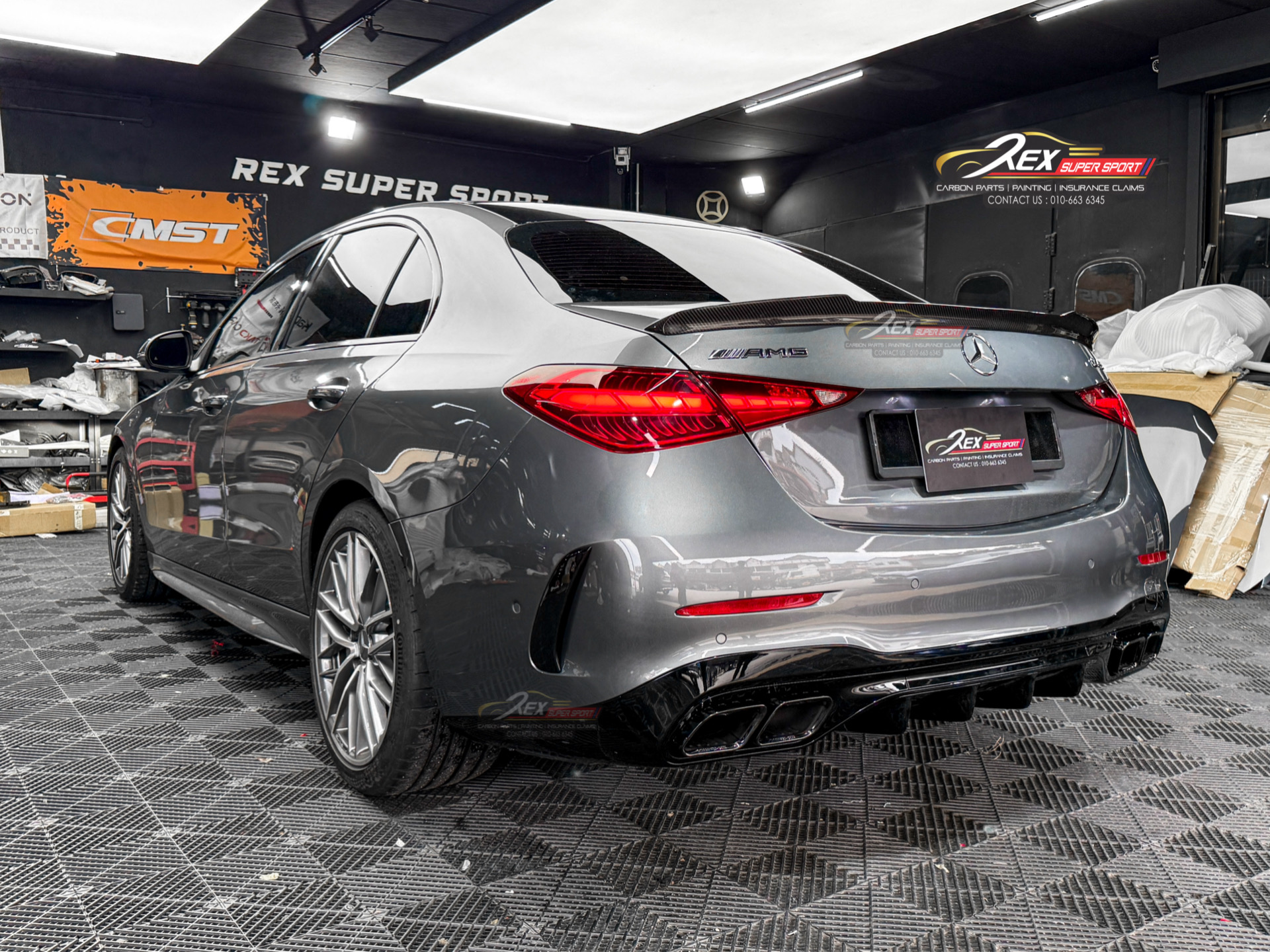 Rex SuperSport - C-Class W206 C43 Installed Rear Parts... | Facebook