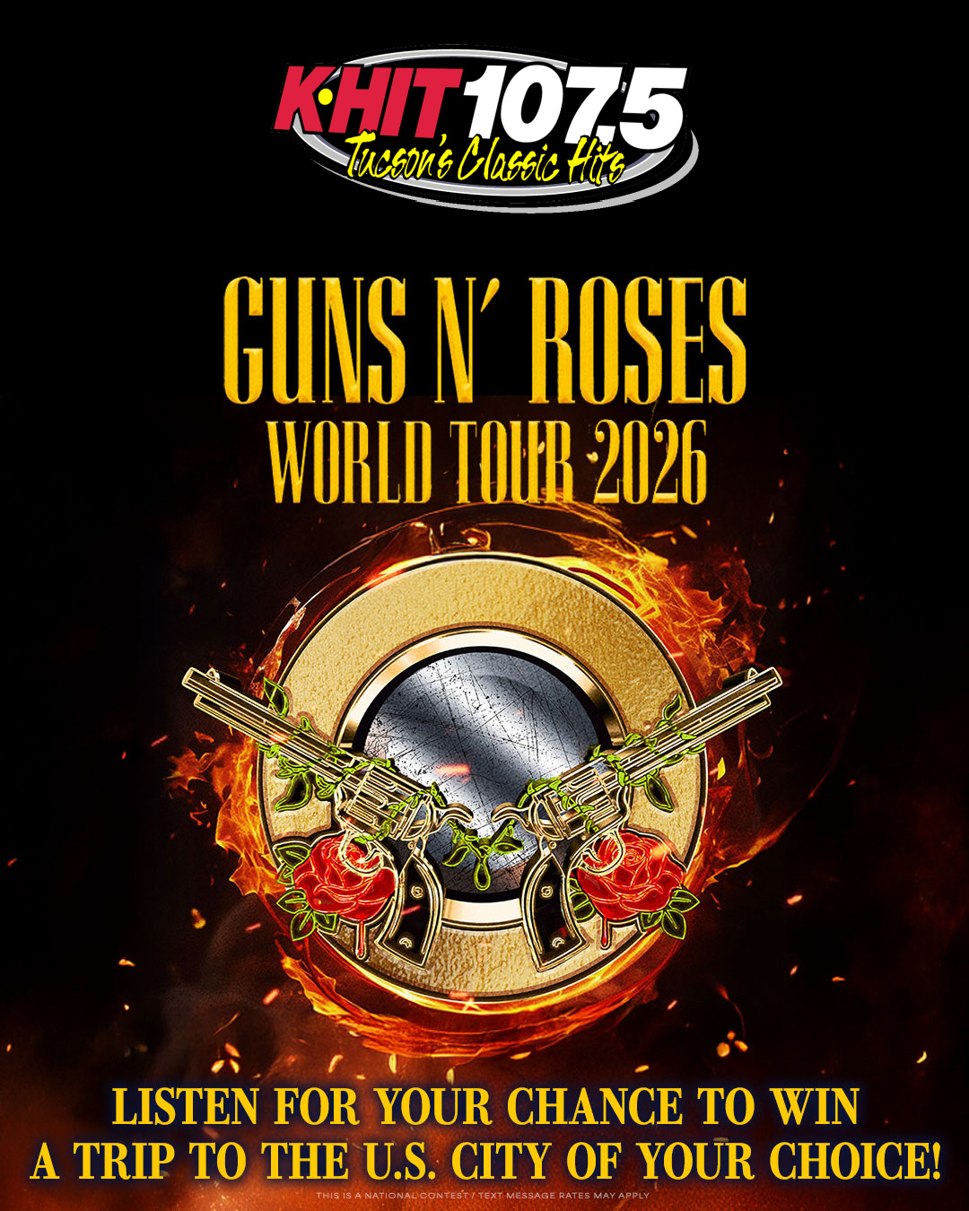 KHIT 107.5 - The legends. The stage. The roar. Guns N’... | Facebook