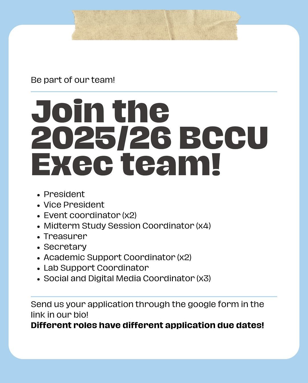 UBCO Biochemistry Course Union