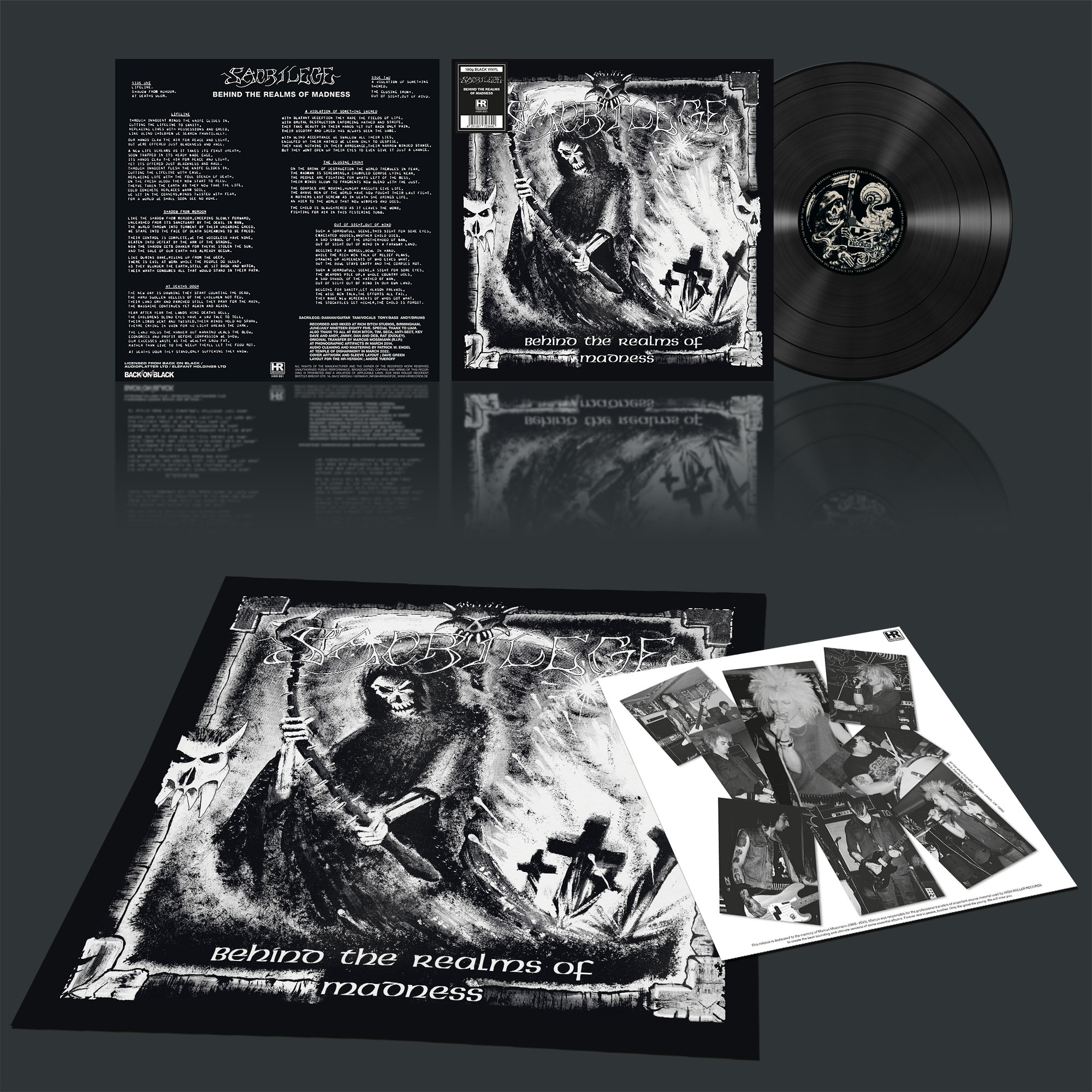 Sacrilege Official - Behind the Realms of Madness (HRR 891) MLP 