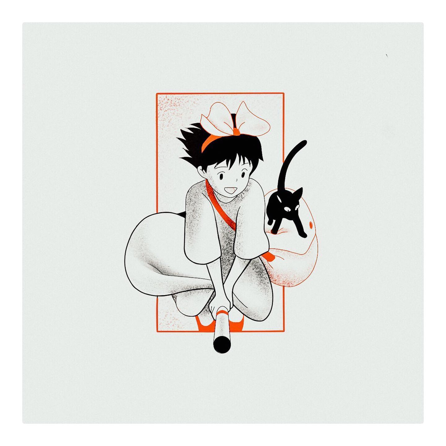 Tatouage Kiki La Petite Sorciere