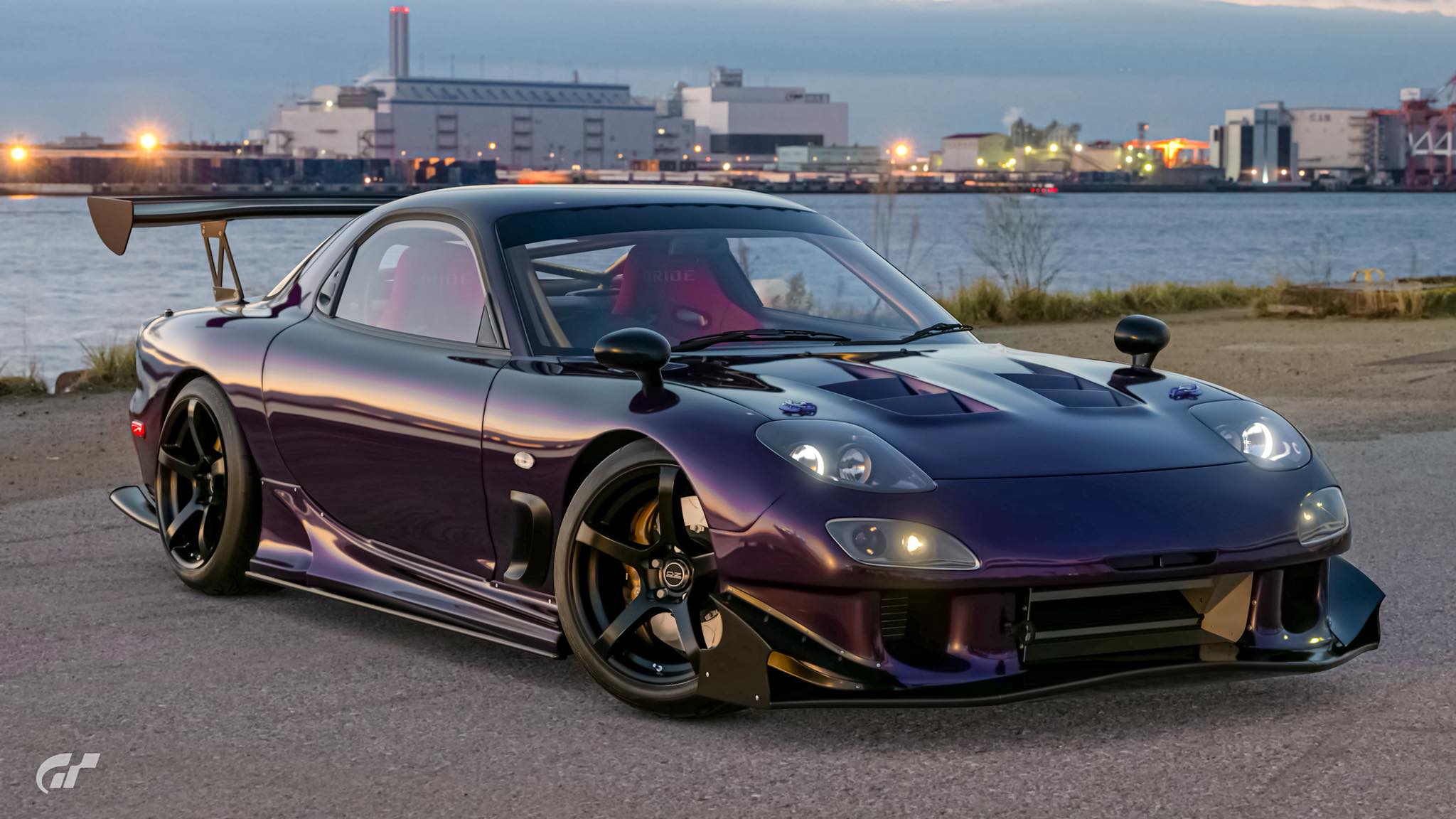 RE雨宫 RX-7 RE Amemiya RX-7 GT300 SUPER GT 7号 FD3S Rotary engine 20B
