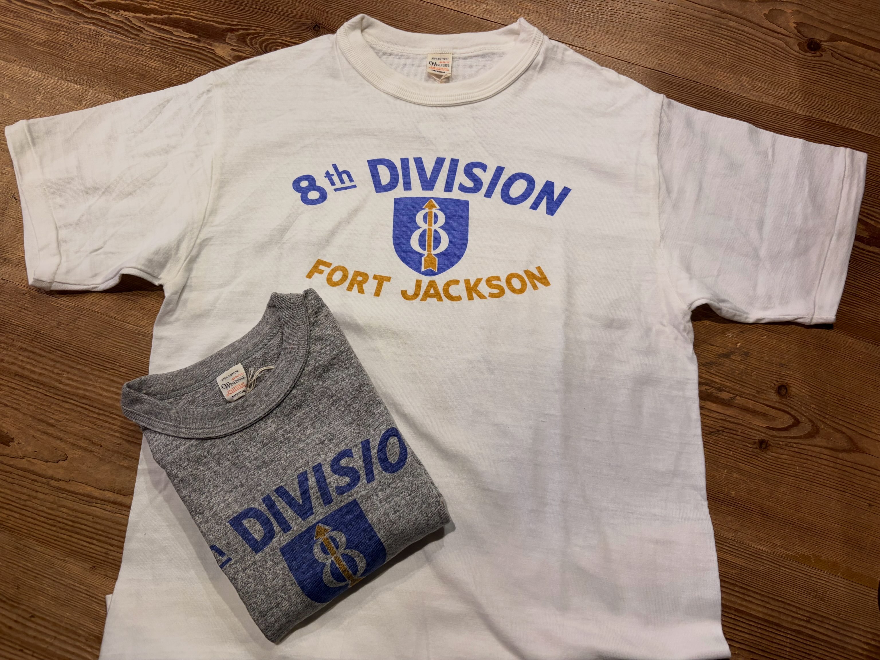 新品 WAREHOUSE 4601 Tシャツ L FORT JACKSON WAREHOUSE 