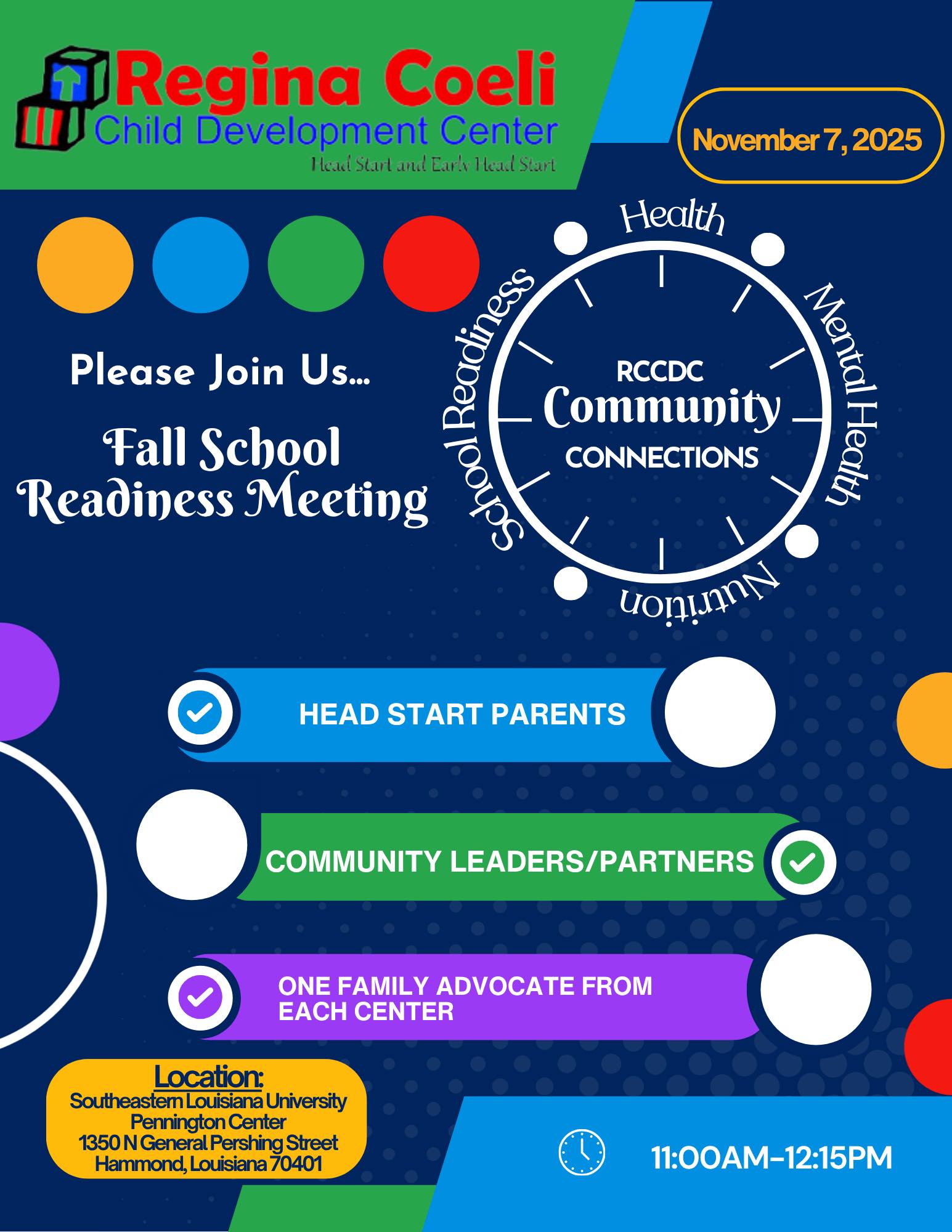 Regina Coeli Child Development Center | Robert LA