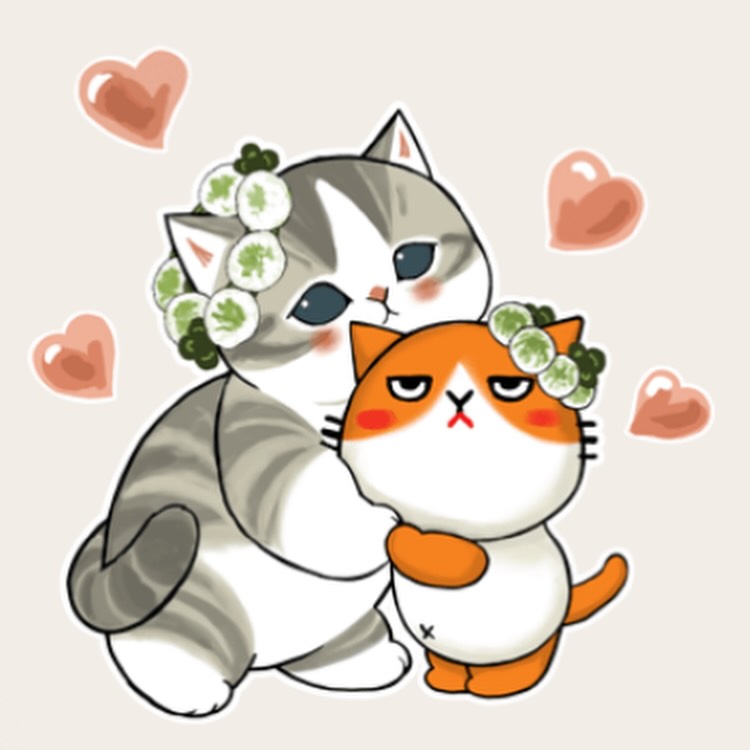 ❤️━━━━━━😺━━━━━━❤️ mofusand × ふてニャン 無料LINE