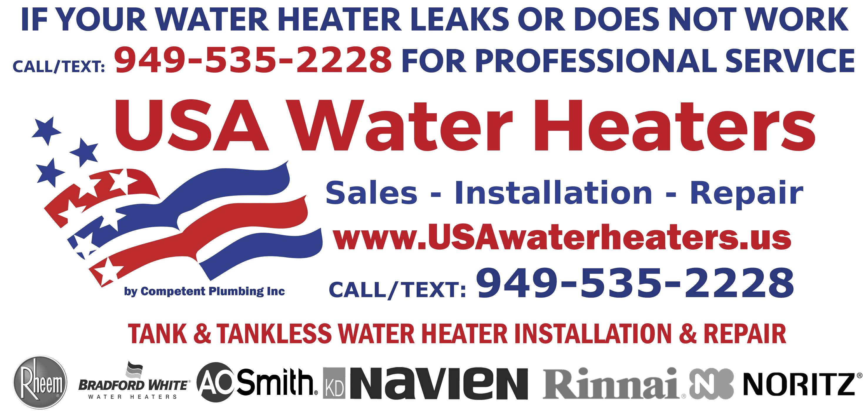 USA Water Heaters - Installation &amp; Repair | Irvine CA
