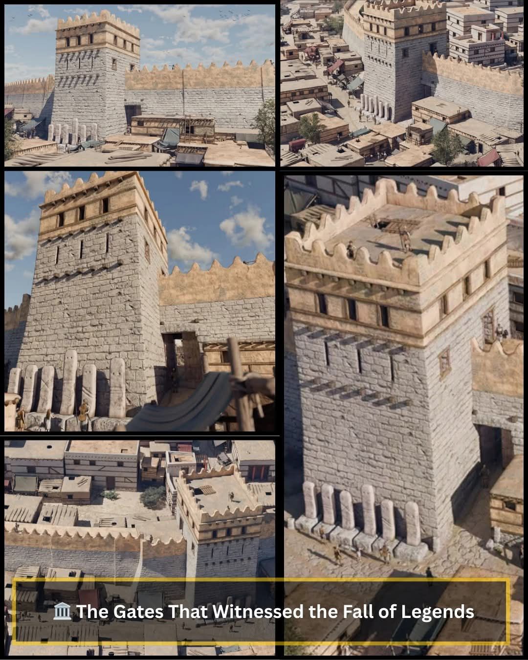 Greece - This is the South Gate of Troy VI–VII, virtually reconstructed ...