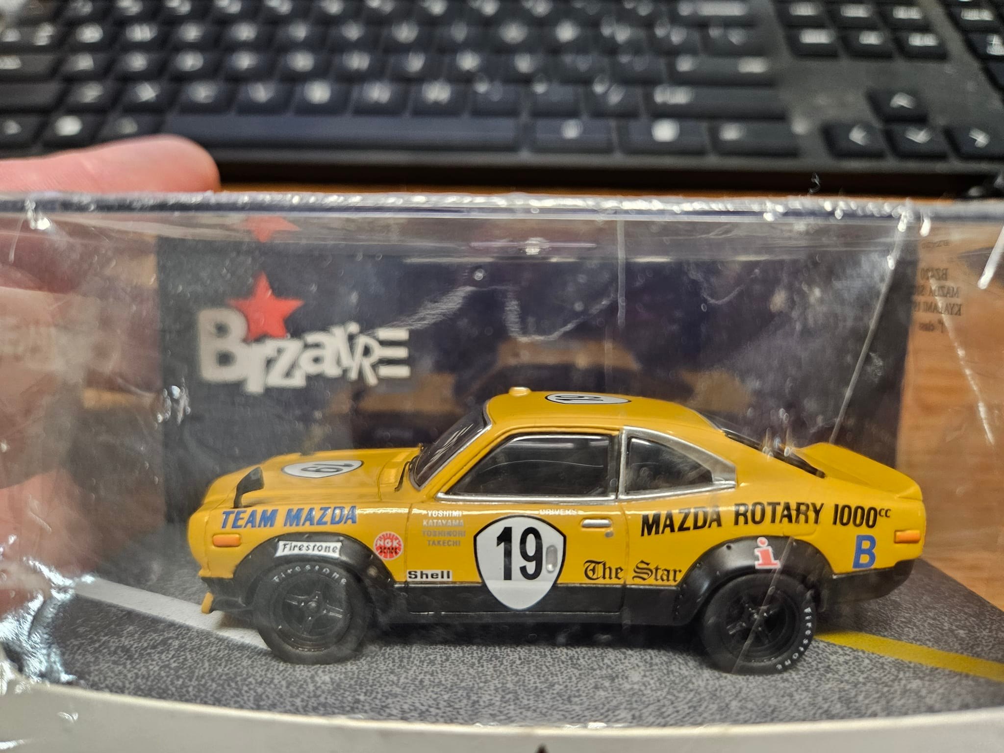 Mazda RX3 Savanna, 1/18 scale by ignition model Via Takanori Tetsuda