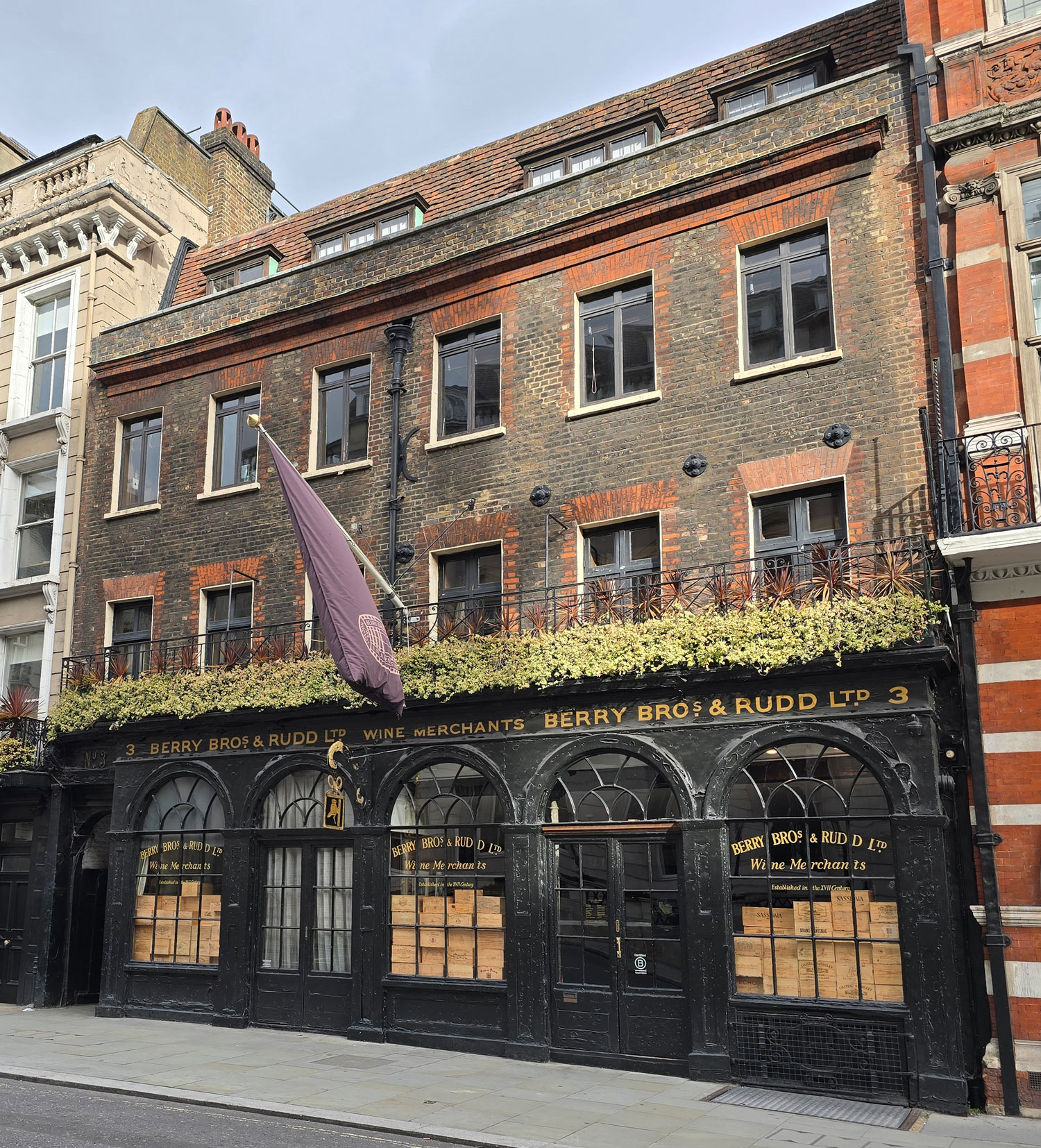 The wine seller Berry Bros. & Rudd continue to trade from the same