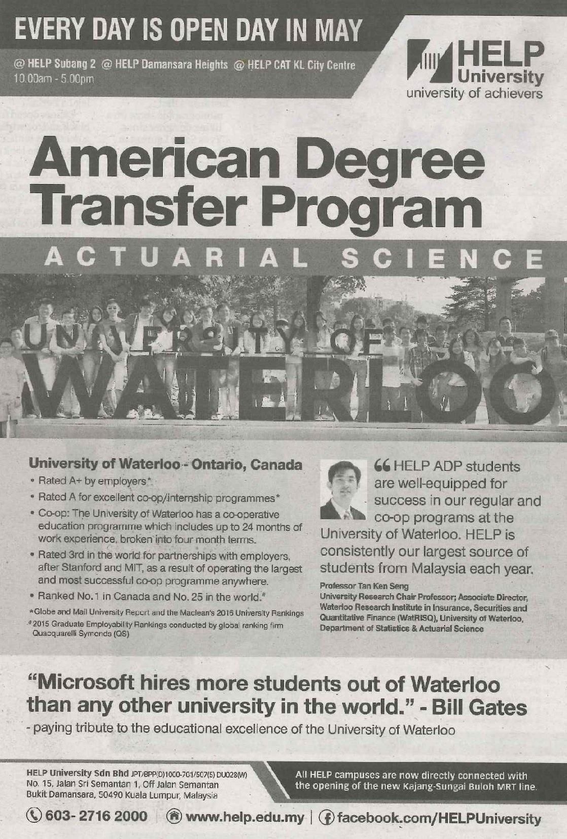 Come and find out... - HELP American Degree Transfer Program