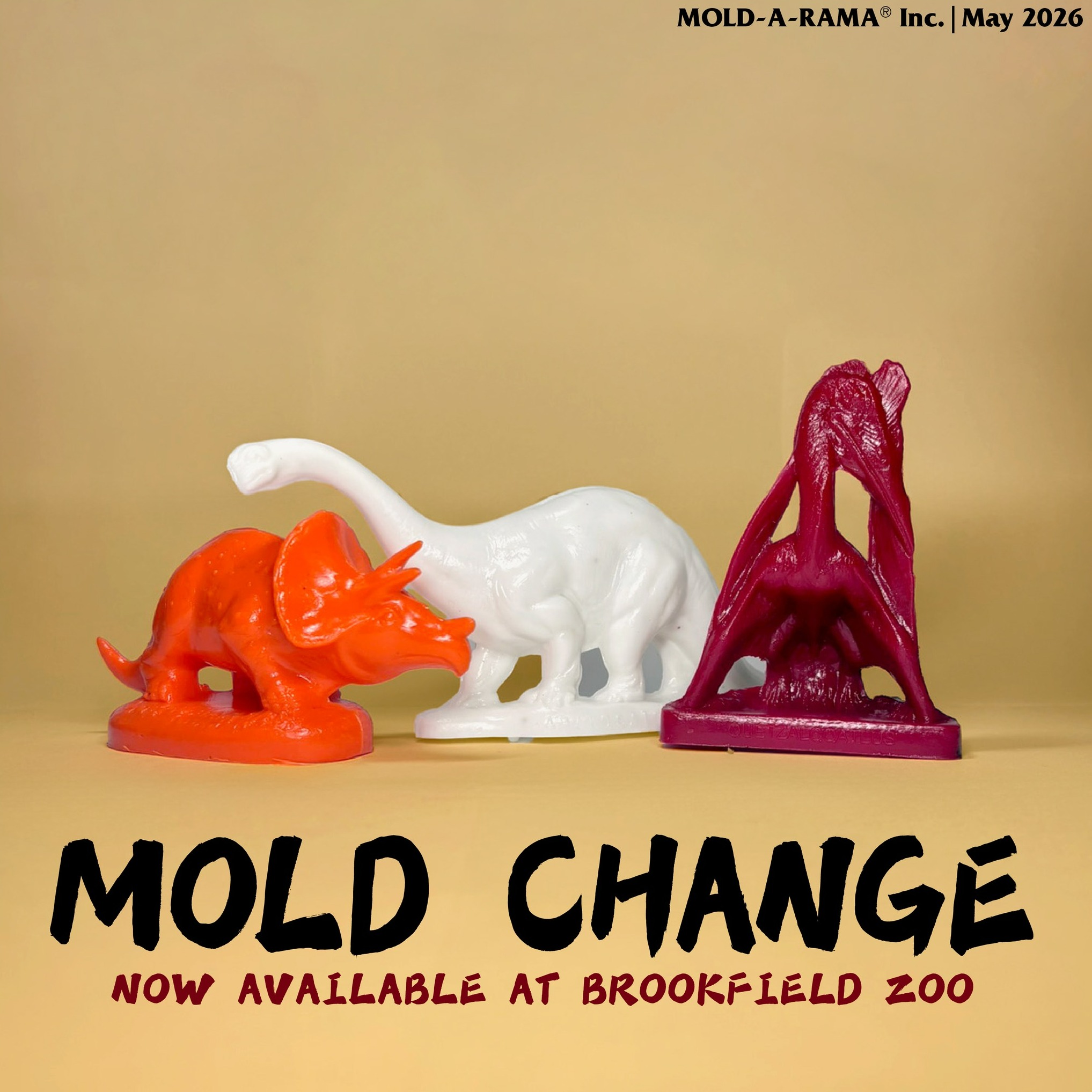 Mold-A-Rama - The Triceratops at The Field Museum has been