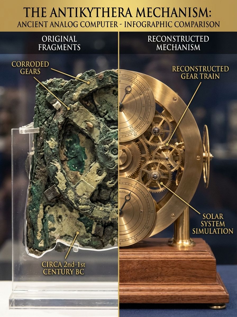 Universe - The Antikythera Mechanism is a complex system of ...