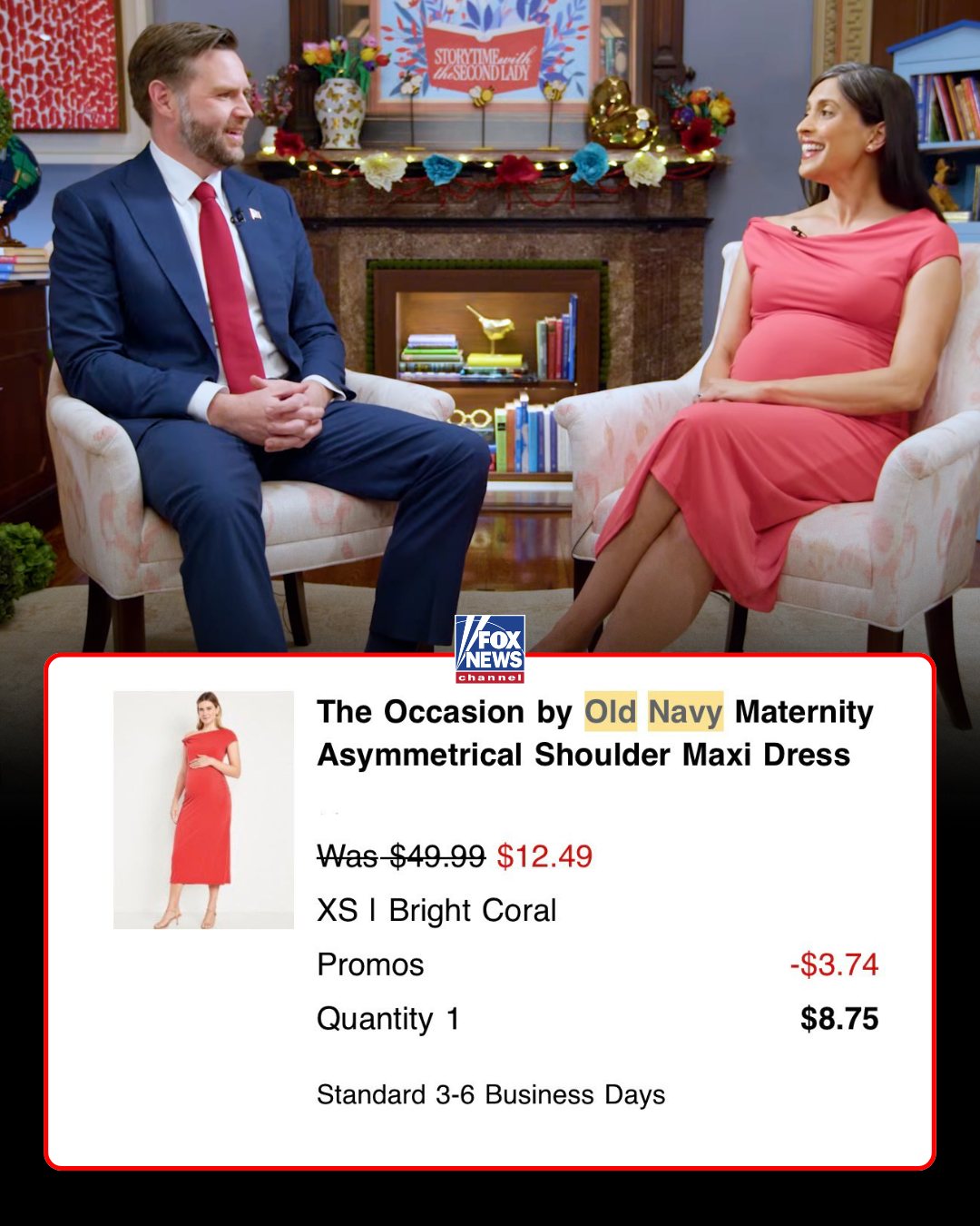 second lady dress Usha Vance is poking fun at The New York Times after it examined the 