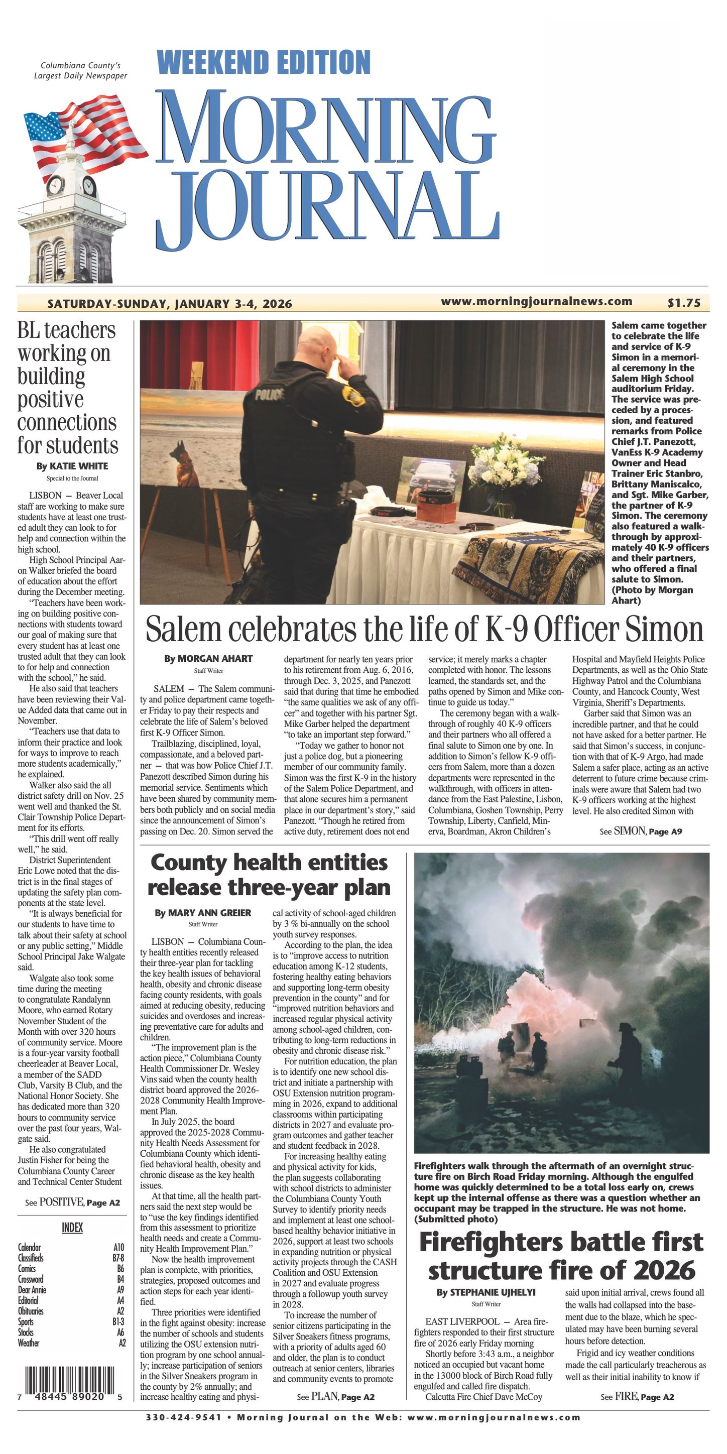 Here is the front page for Aug. 4, 2026.