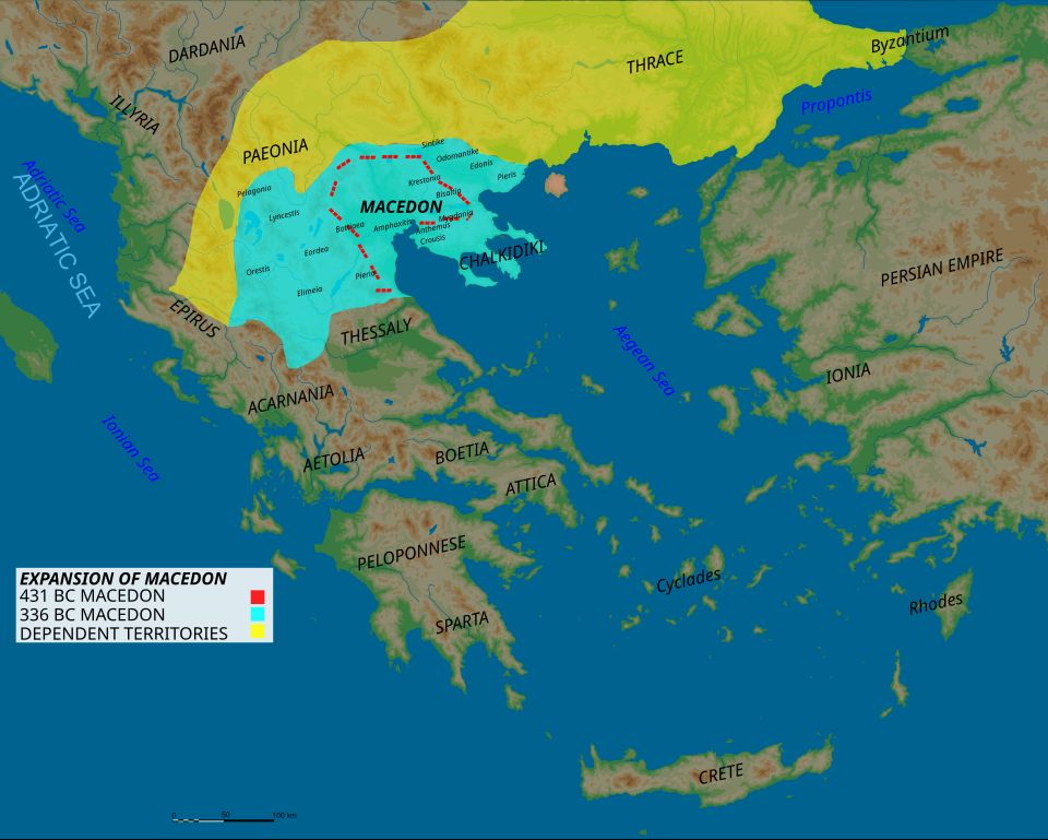 Dennis lee - Map of the Kingdom of Macedon at the death of... | Facebook