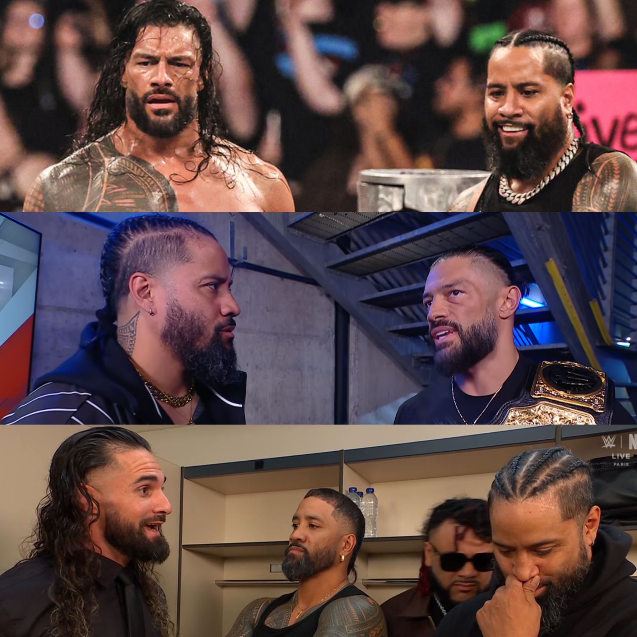 Roman Reigns tells Jey Uso to go after the WWE Champion. Roman 