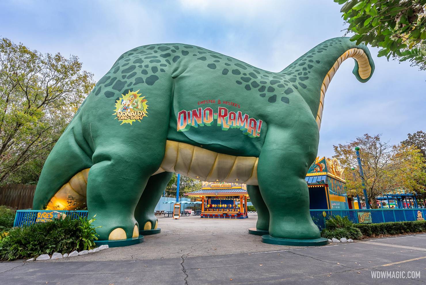 WDWMAGIC - 🦕 Cementosaurus is No More! 🚧 Overnight, the iconic Dino ...