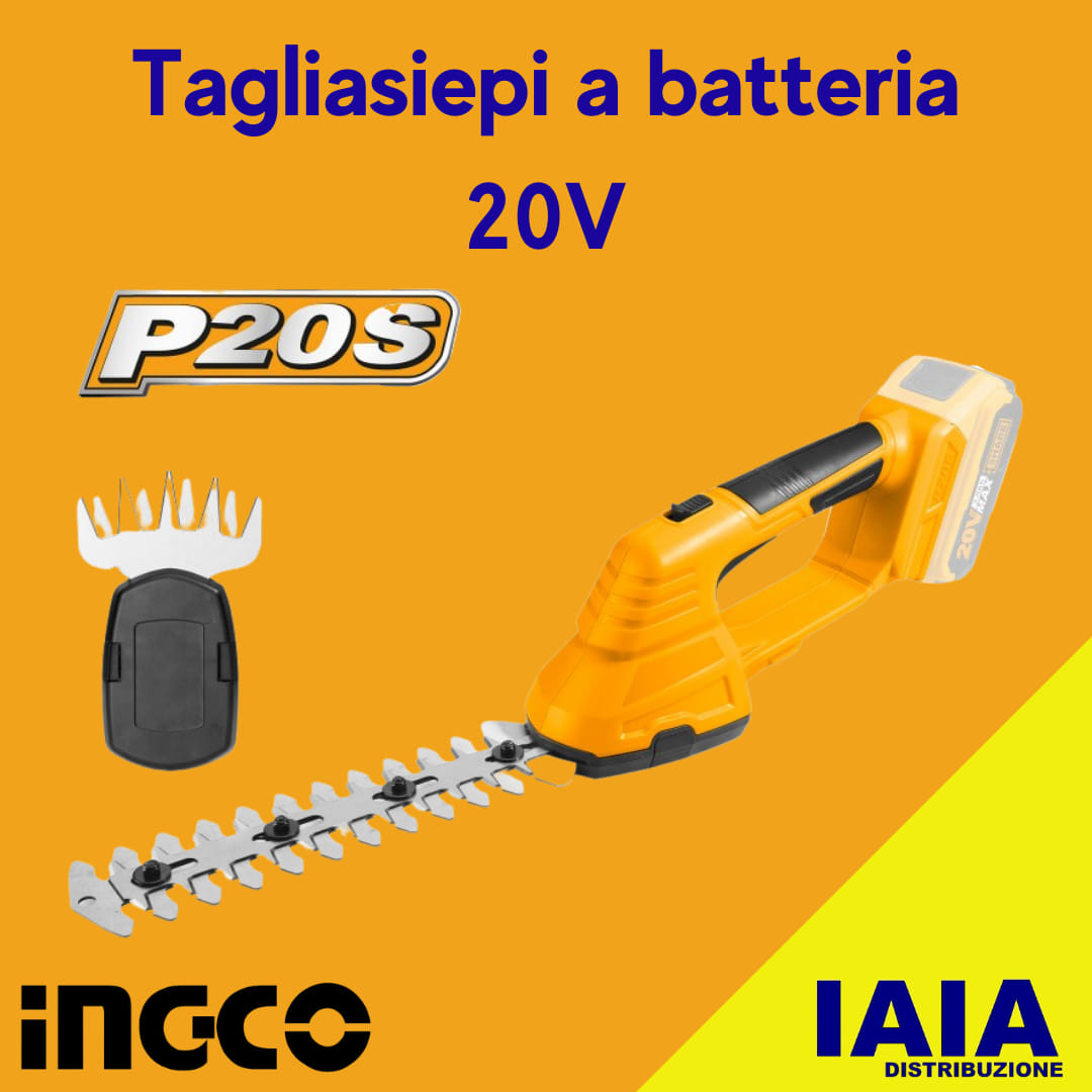 Forbici da Potatura Elettriche 20V Ingco