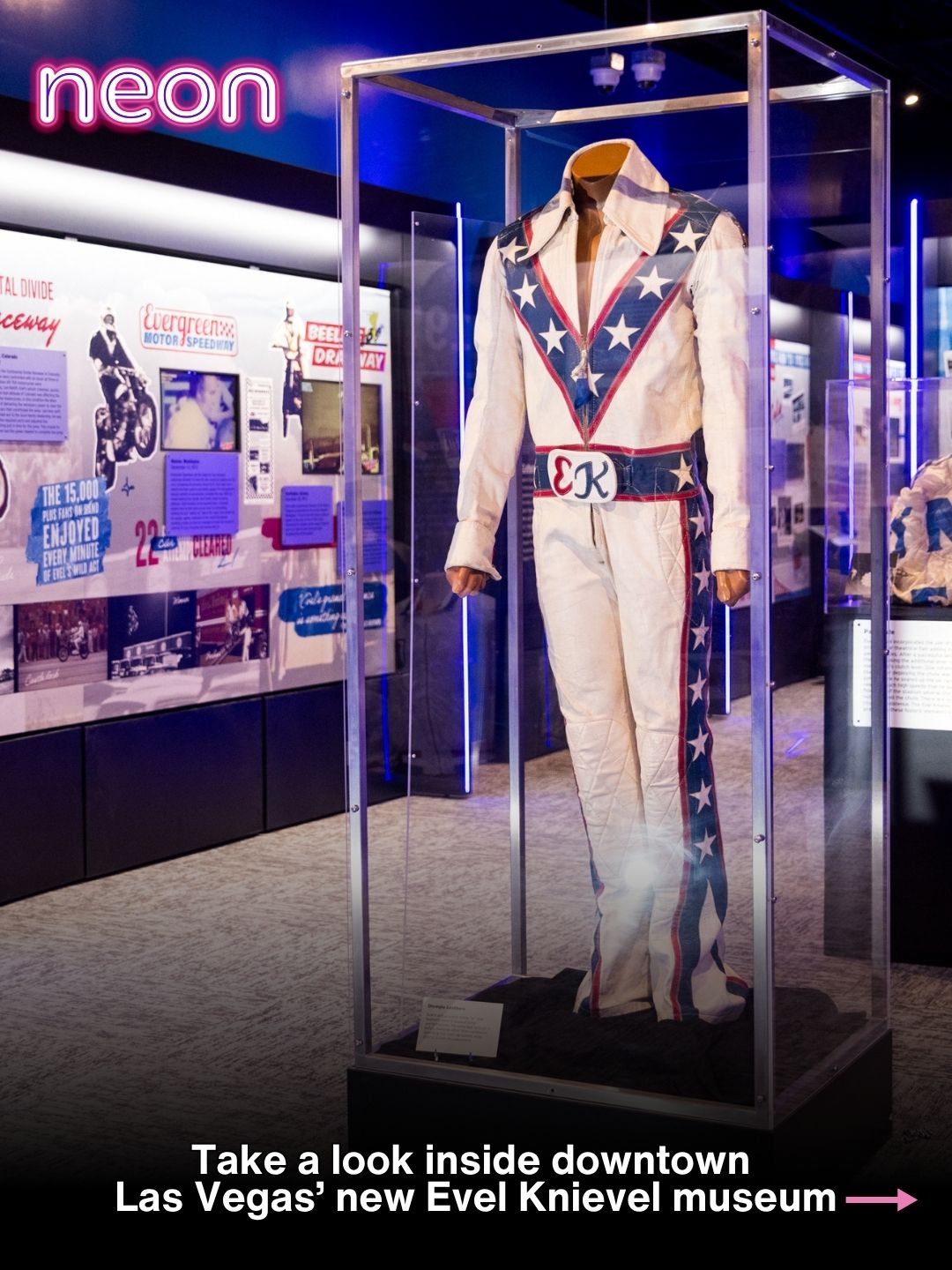 neon's Chris Lawrence got a look inside the Evel Knievel museum in