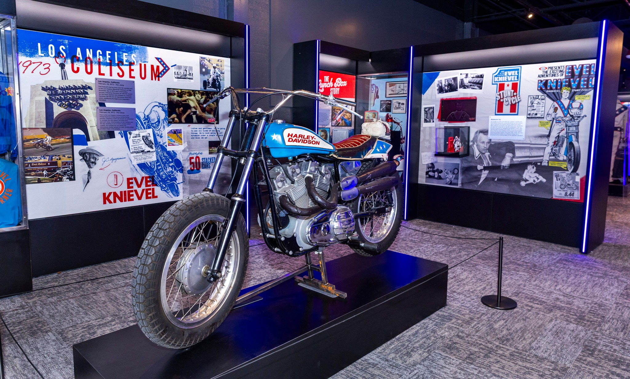 neon's Chris Lawrence got a look inside the Evel Knievel museum in