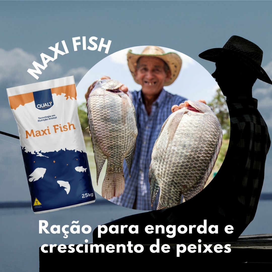 Agropecuária - Maxi Fish 🐟 Ração para engorda e crescimento de peixes ️ ...