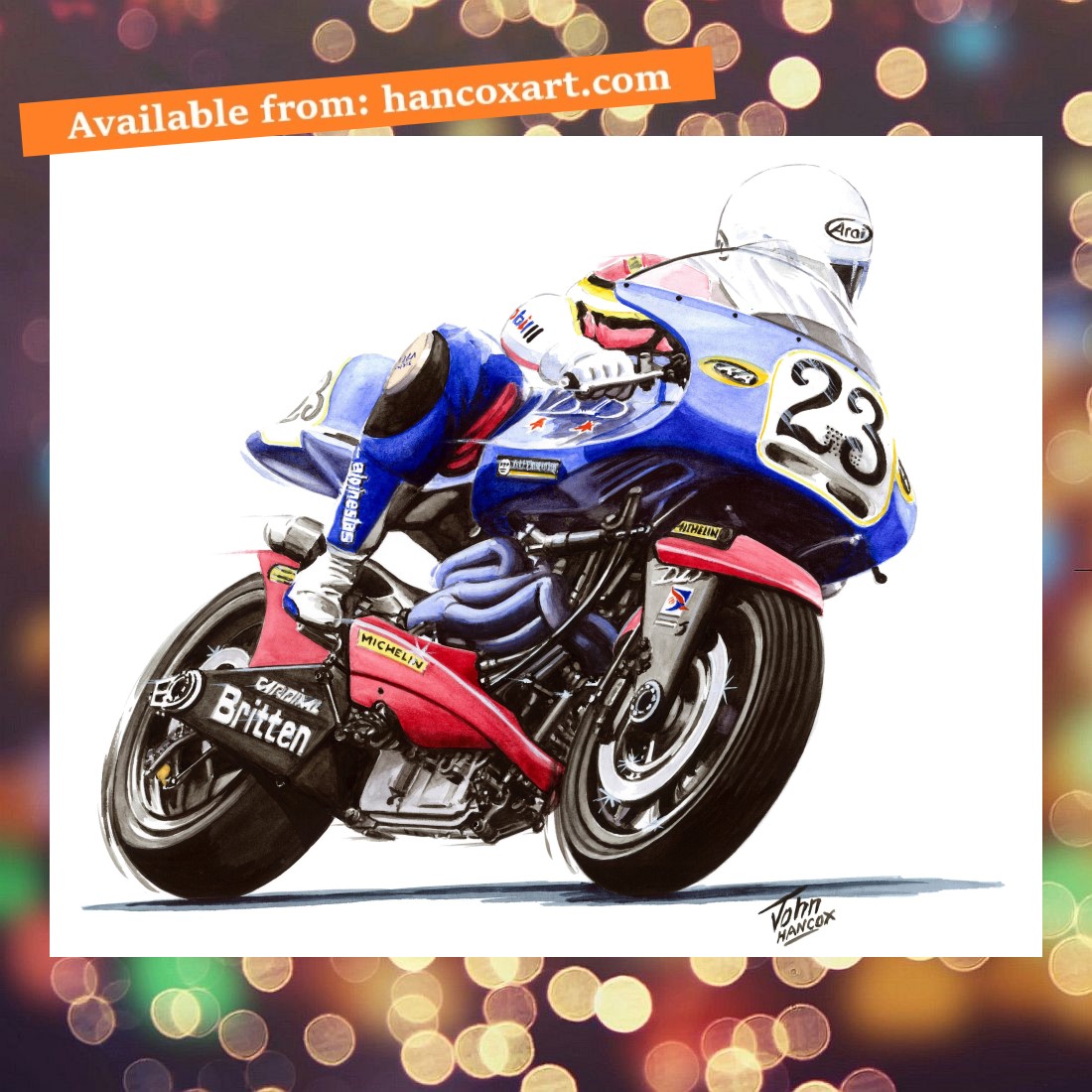 Hancox - Art for Christmas 🎅 Shaun Harris / Britten V1000 (1993) 1993 ...
