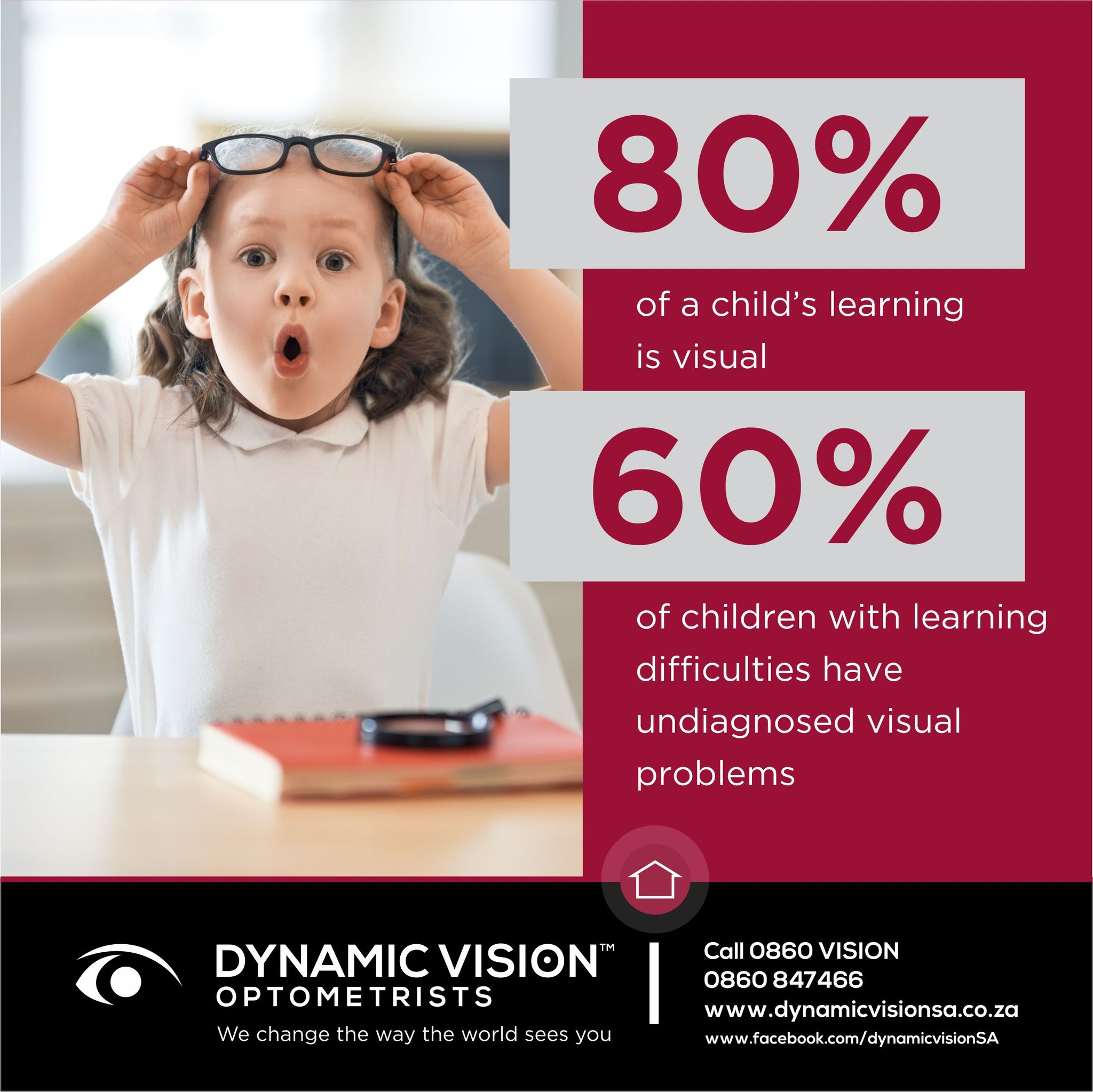 Gail - Why would a child need an eye test? Our children learn by ...