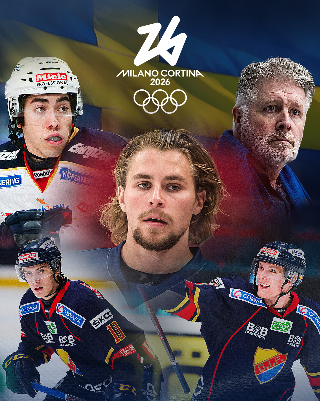 Djurgårdens IF - OS-pucken är släppt i Milano Cortina 🇸🇪🏒... | Facebook