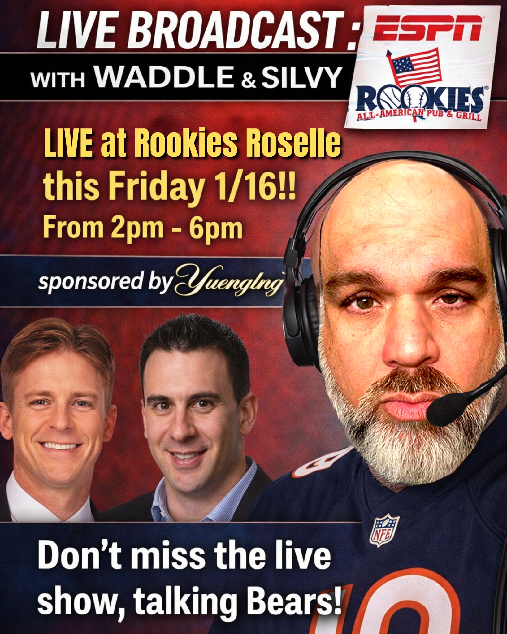 Rookies - LIVE BROADCAST : ESPN with Waddle and Sylvie here live at ...