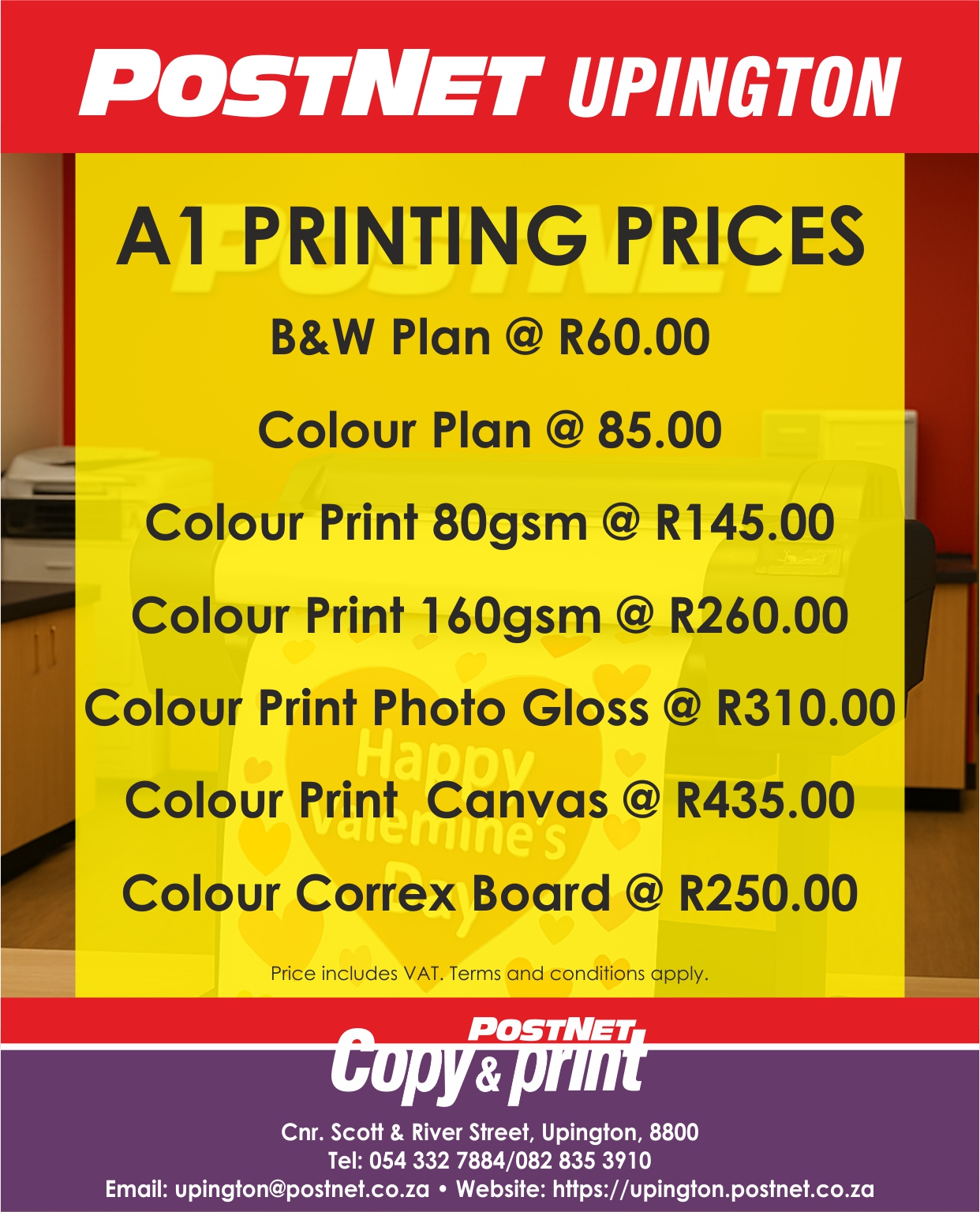 PostNet - A1 Printing Prices! Get your plans and posters printed on ...