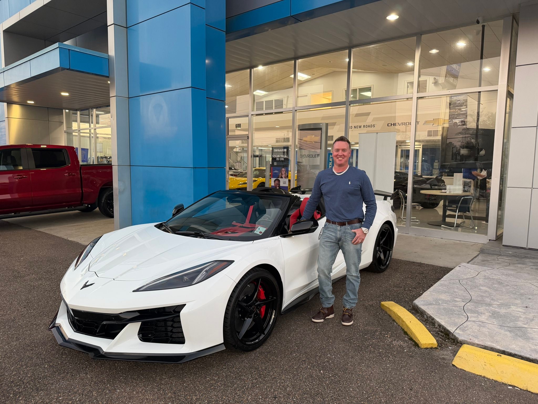 Picked up my white Corvette C8 Z06 convertible
