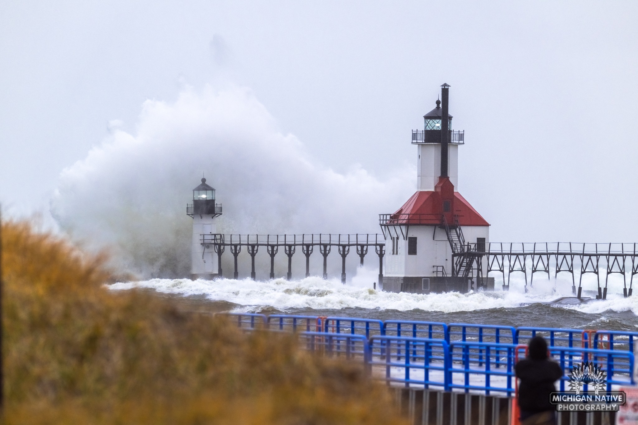Michigan - 👀 Wow, Check out this 100-Foot Tower of Water over the St ...