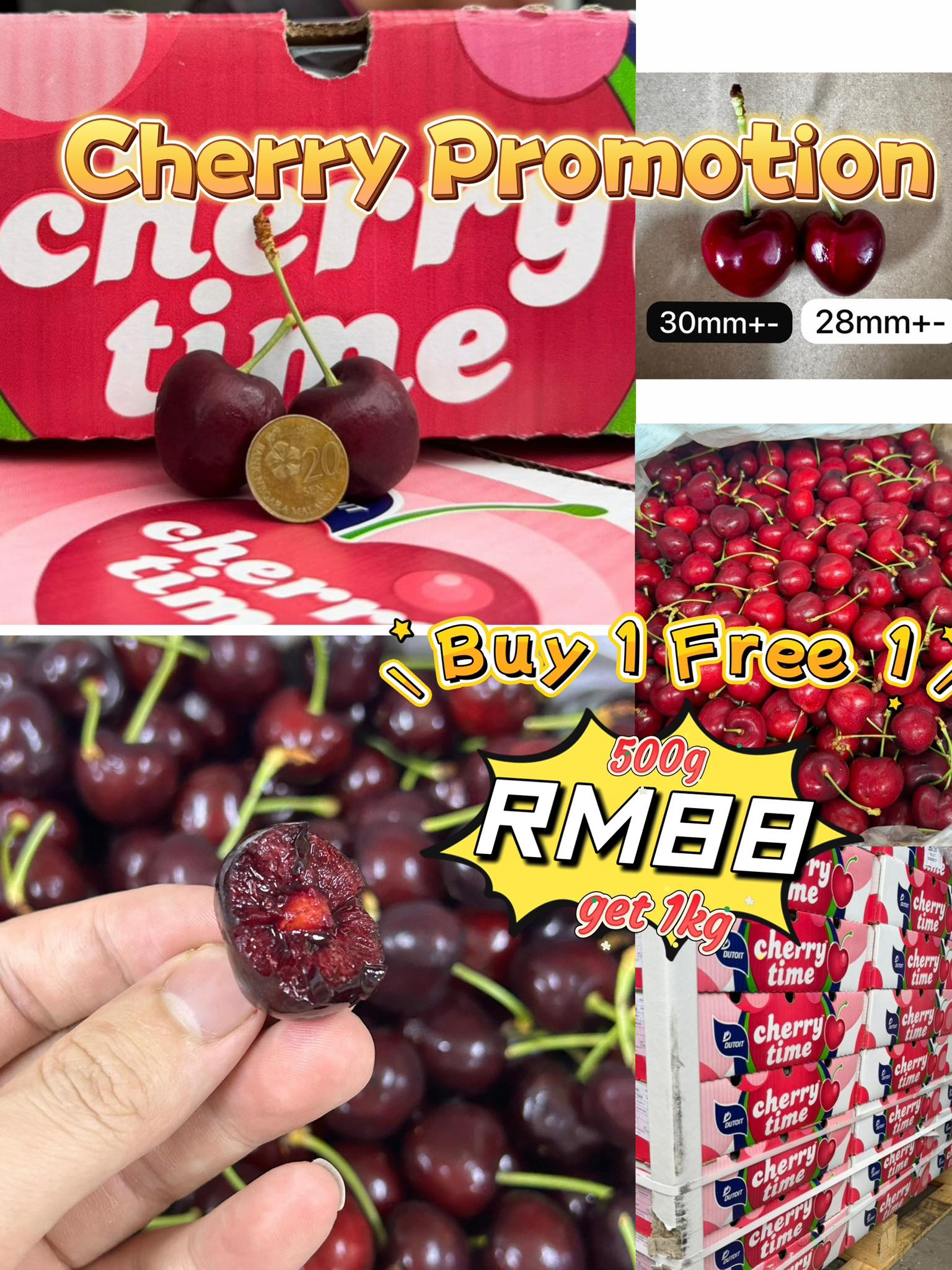 Harvest - Buy 1 Free 1 PROMO🔥 only at RM88 ‼️ 🍒 CHERRY SEASON IS HERE ...