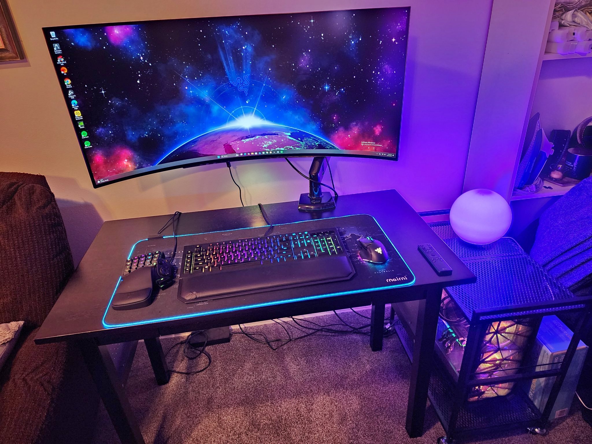 High-end RTX 3080Ti Gaming PC - FULL SETUP - Desktop Computers ...