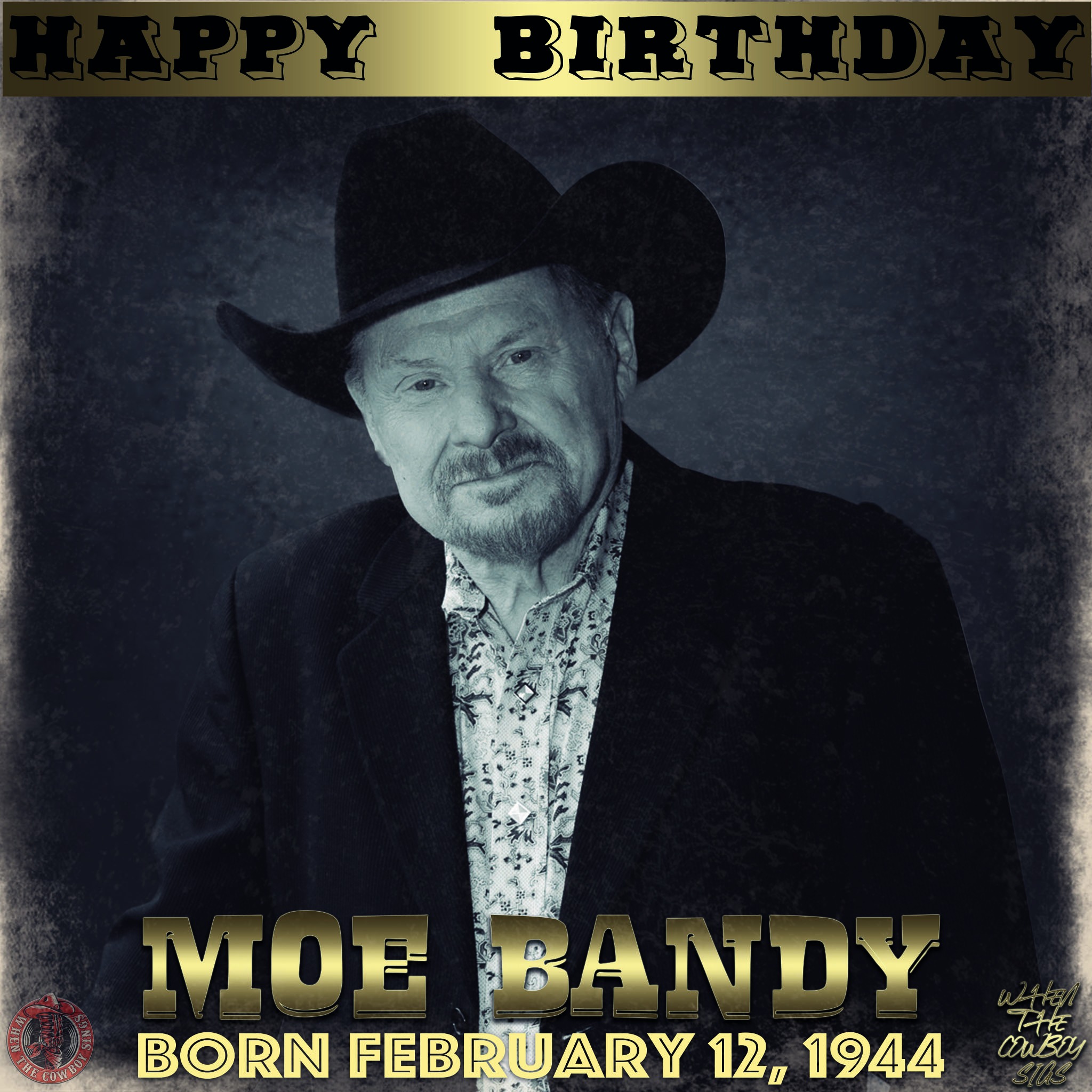 When - Feb 12, 1944, Moe Bandy 🎙️ is born in Meridian, Mississippi ...