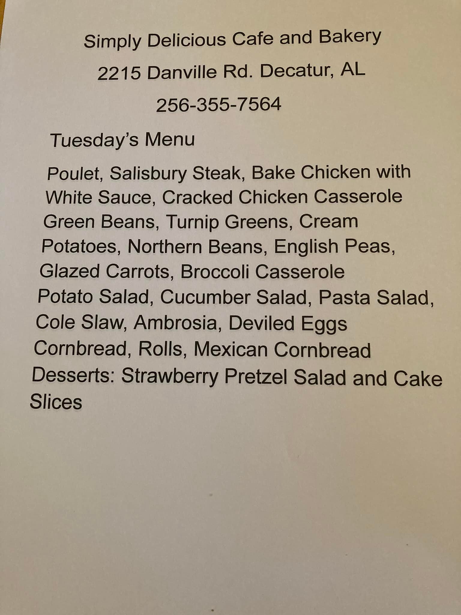 Simply... - Simply Delicious Cafe, Bakery & Catering