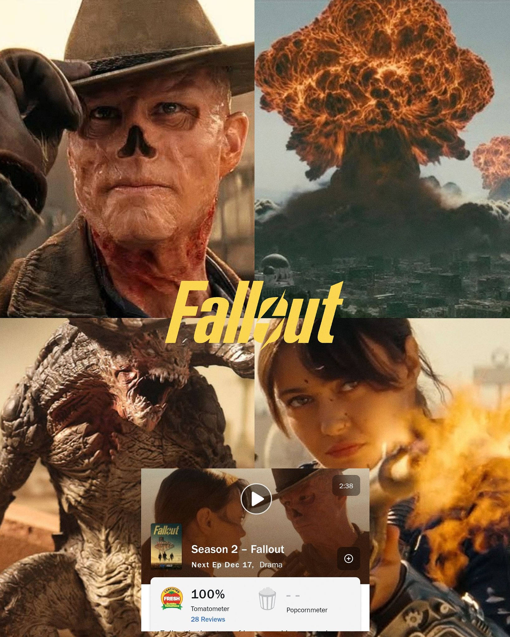 CineXion - ¡¡PAREN TODO!! 🤯 La 2da temporada de #Fallout debuta con un ...