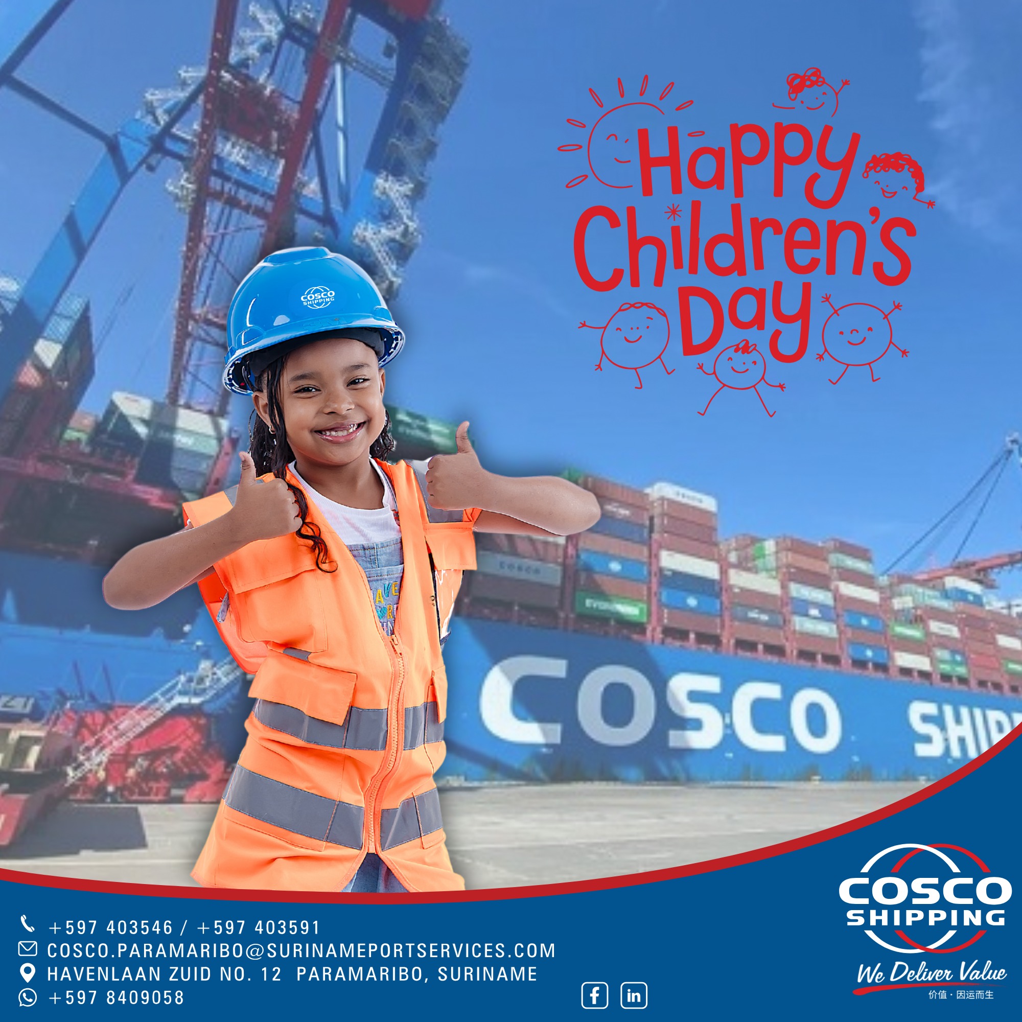 COSCO Shipping Lines Suriname | Paramaribo
