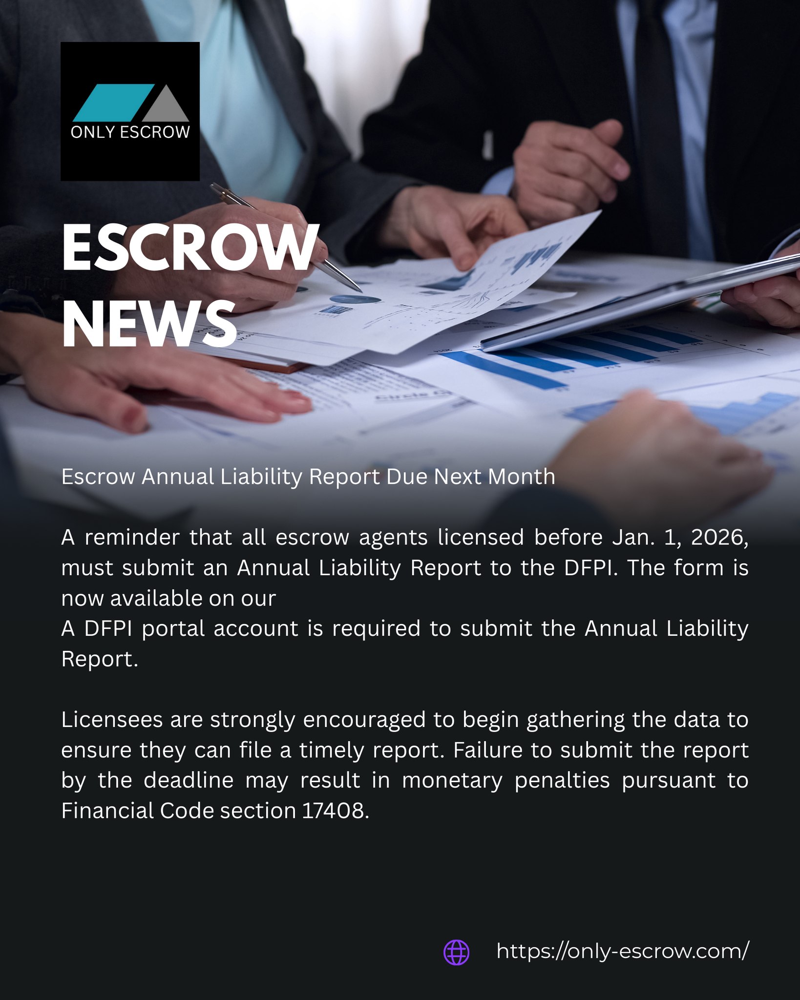 Only Escrow - 🚨 Important Escrow Compliance Update 🚨 Did... | Facebook