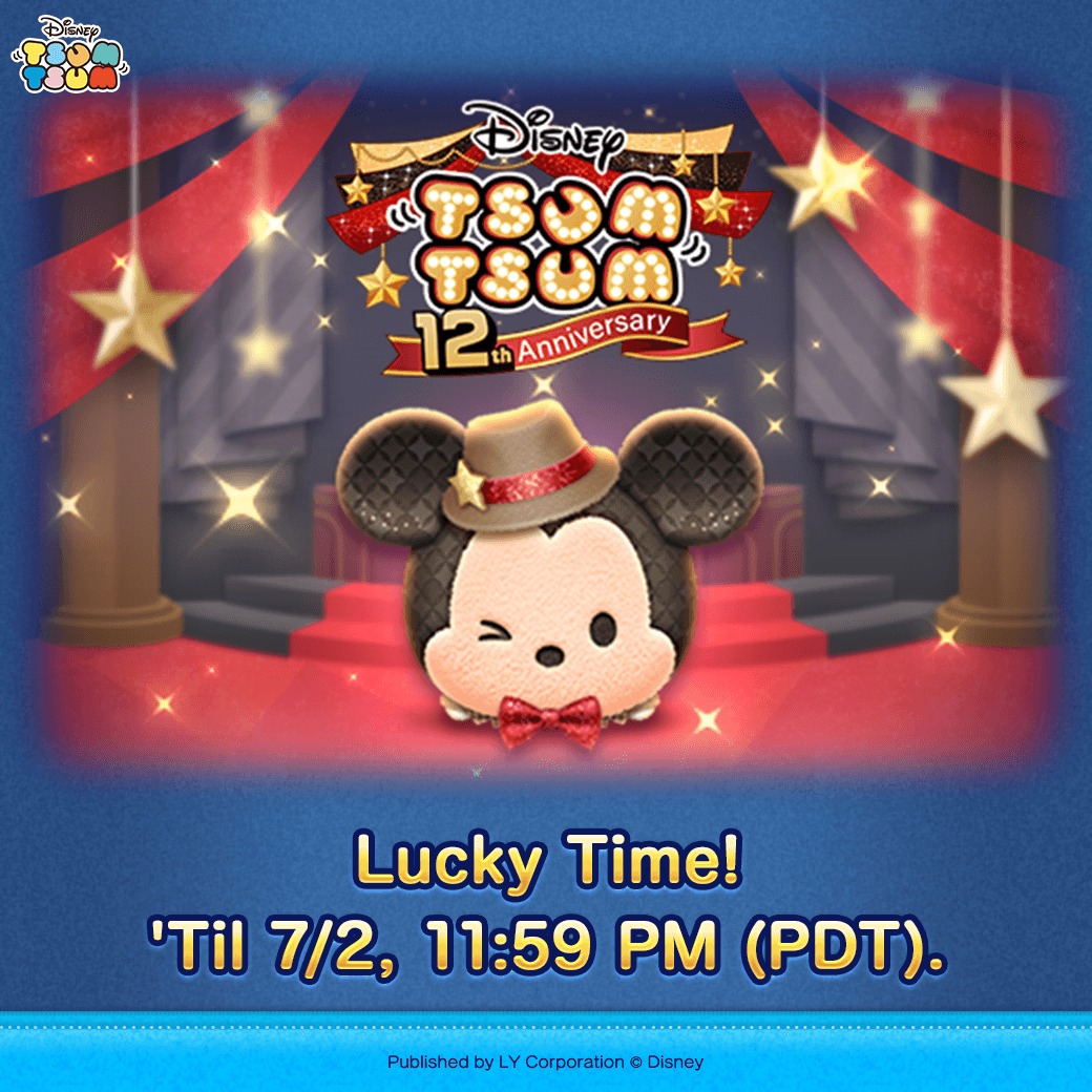 Premium Box 🎁 Tsum Tsum 12th Anniversary! 🎂 New musical Tsum