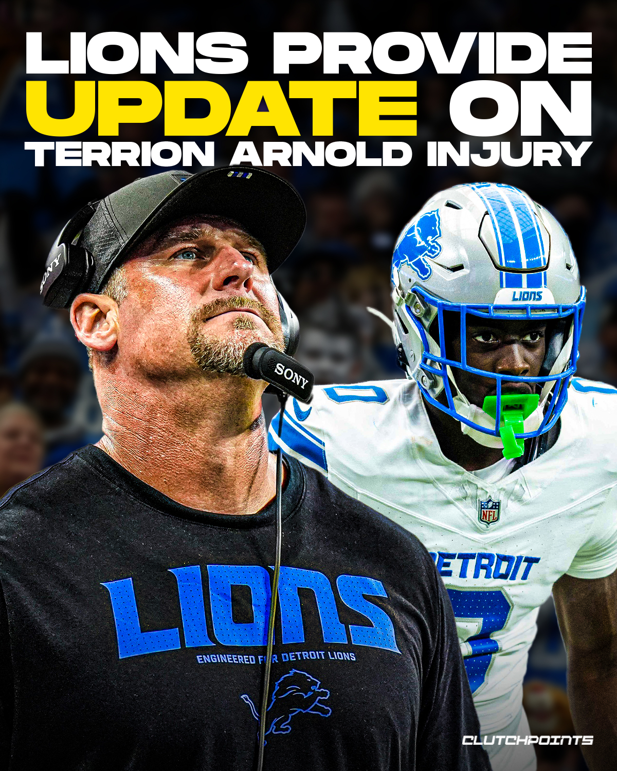 Lions - The Detroit Lions have released a key update on Terrion Arnold ...